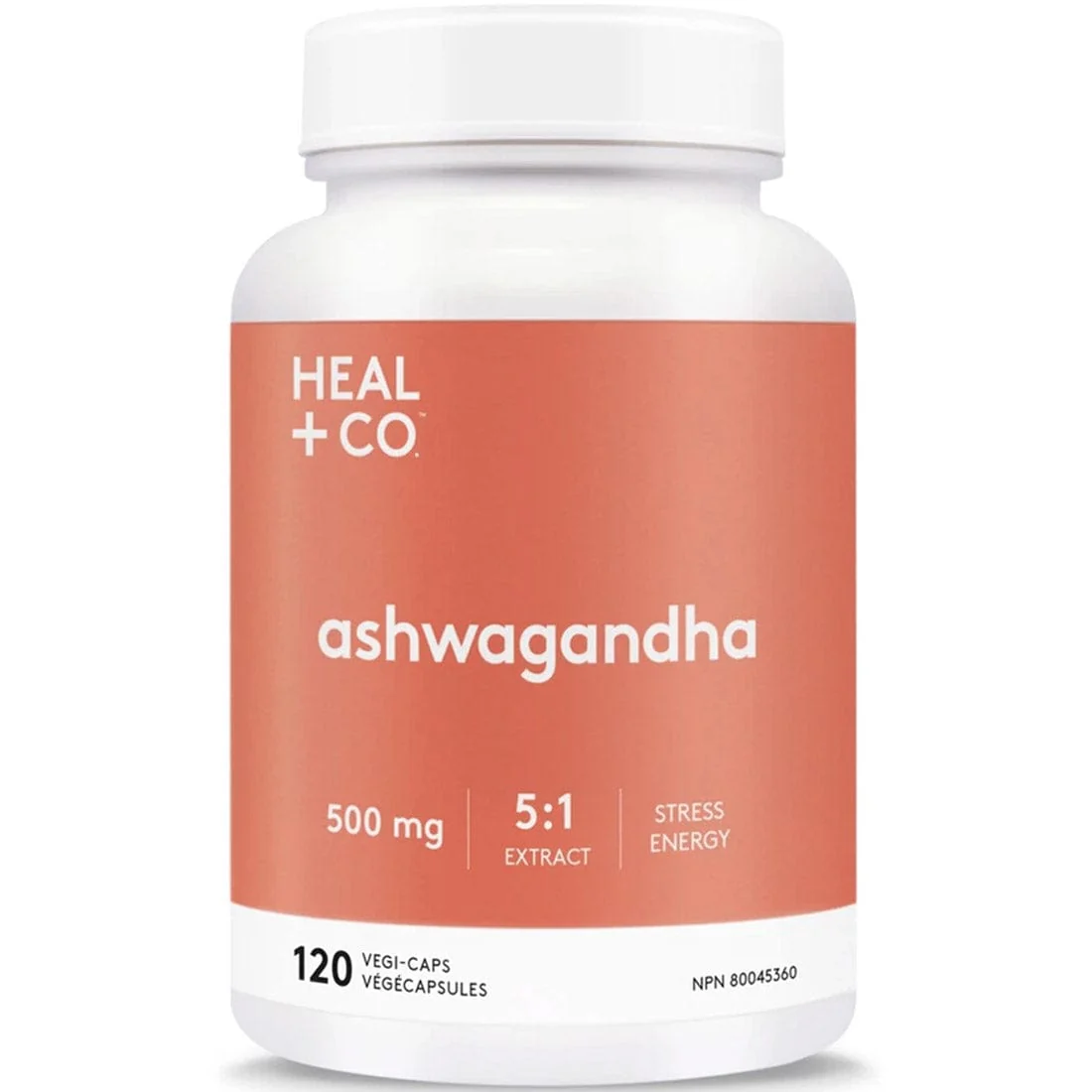 Heal+ Co. Ashwagandha (5:1) 500mg - Image 2