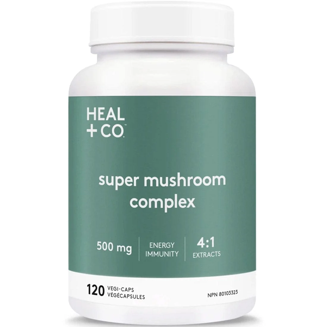 Heal+ Co. Super Mushroom Complex (4:1) 500mg - Image 2