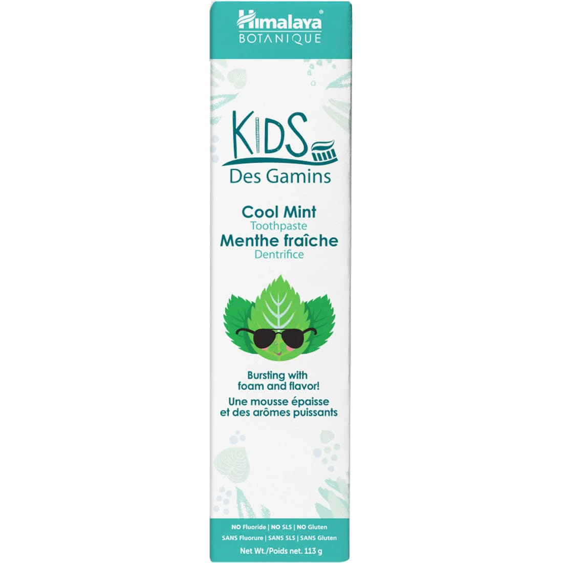 Himalaya Herbal Kids Complete Toothpaste (Bursting with Foam), 113g