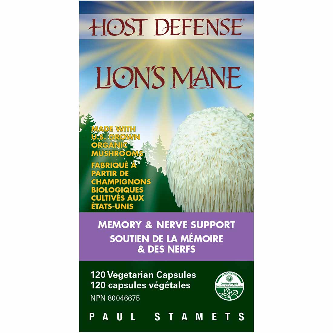 Host Defense Lion's Mane, Memory & Nerve Support - Image 4