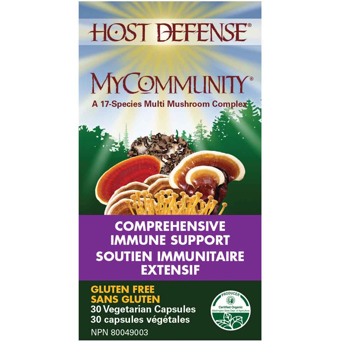 Host Defense MyCommunity, Comprehensive Immune Support - Image 2