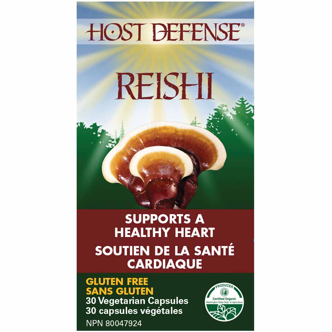 Host Defense Reishi, Supports A Healthy Heart