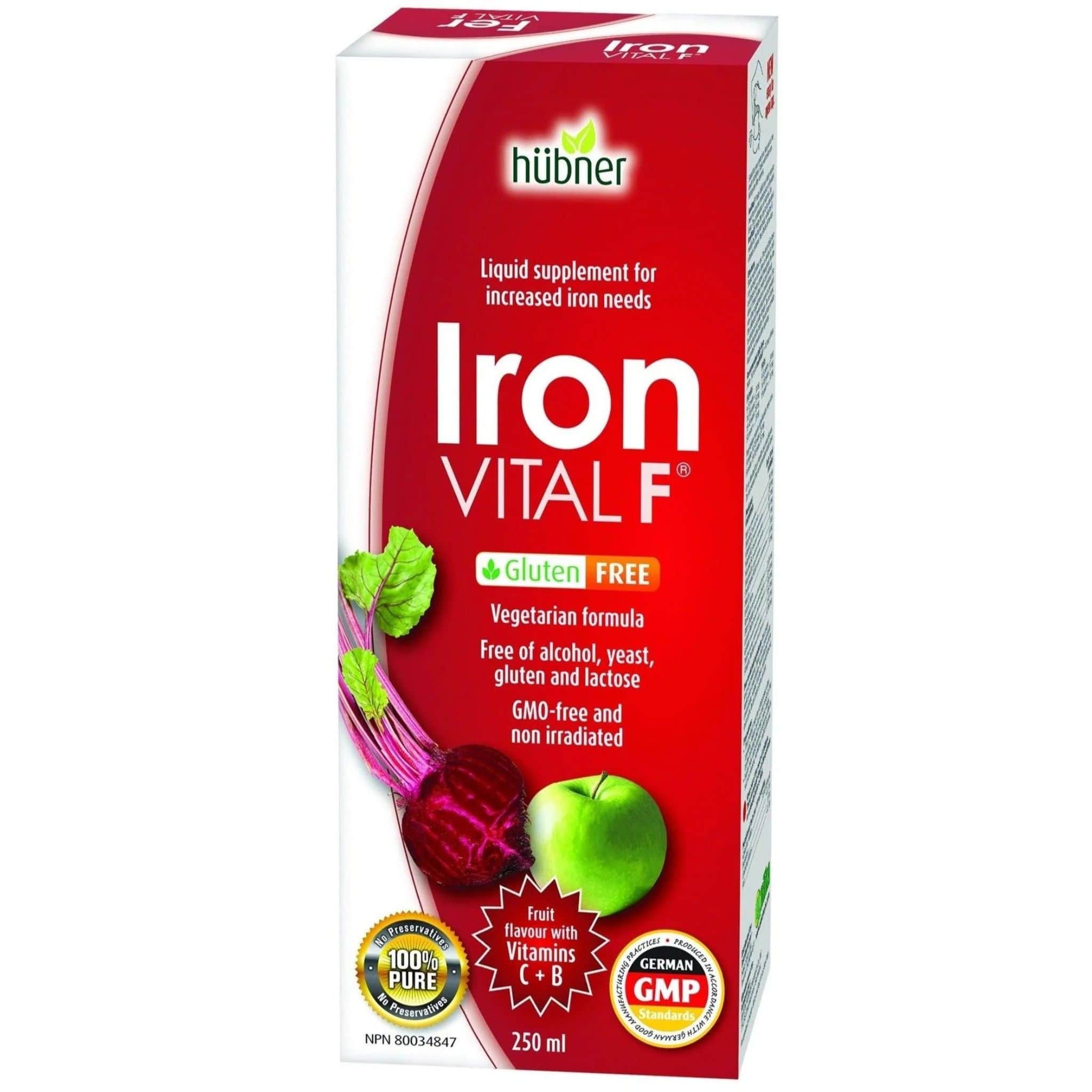 Hubner Iron Vital, Liquid Iron Supplement, Great Tasting!, CLEARANCE PRICING