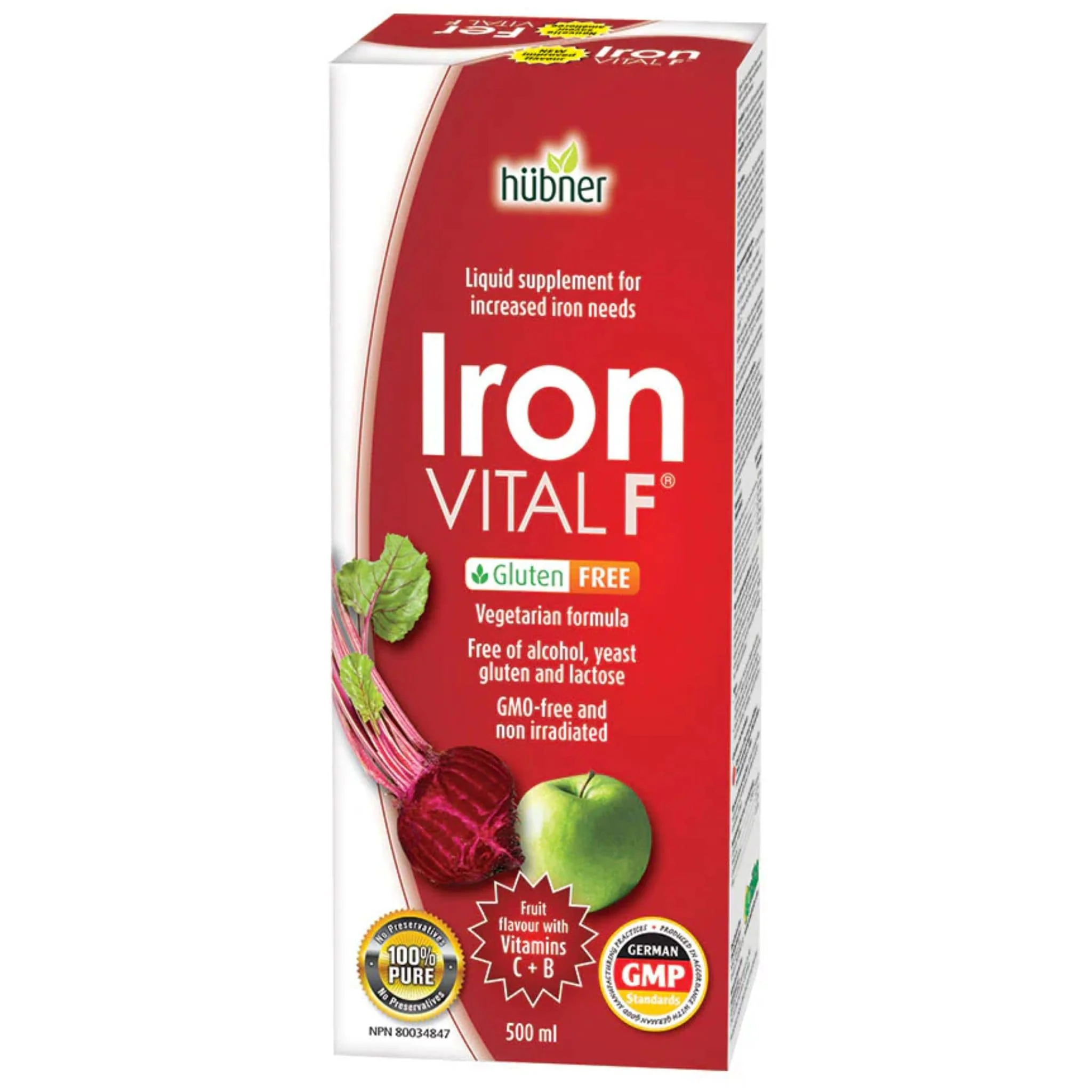 Hubner Iron Vital, Liquid Iron Supplement, Great Tasting!, CLEARANCE PRICING - Image 3
