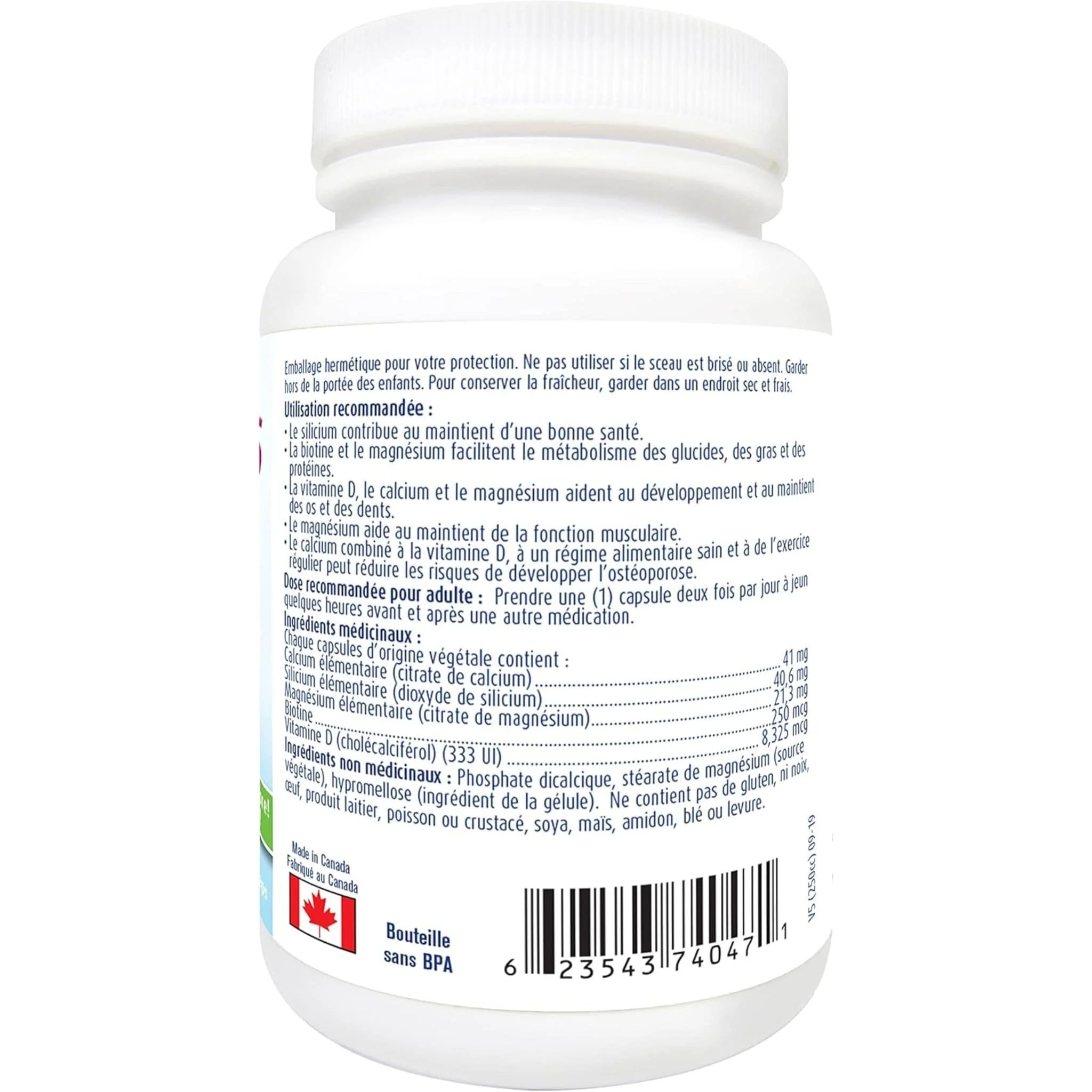 Hubner Silicea Plus Vit-Min Silica (100% Natural), 75 Vegetable Capsules - Image 2