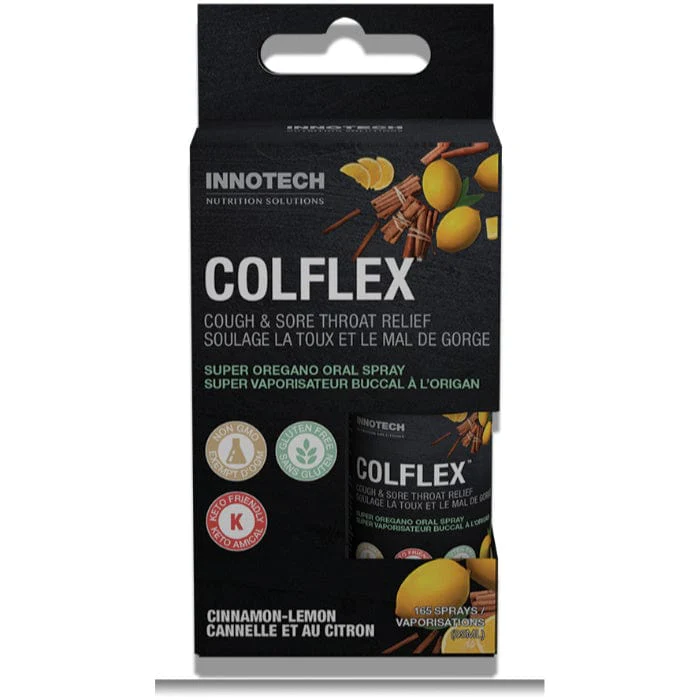 Innotech Colflex Throat Spray Super Oregano Oral Spray, 25ml - Image 3