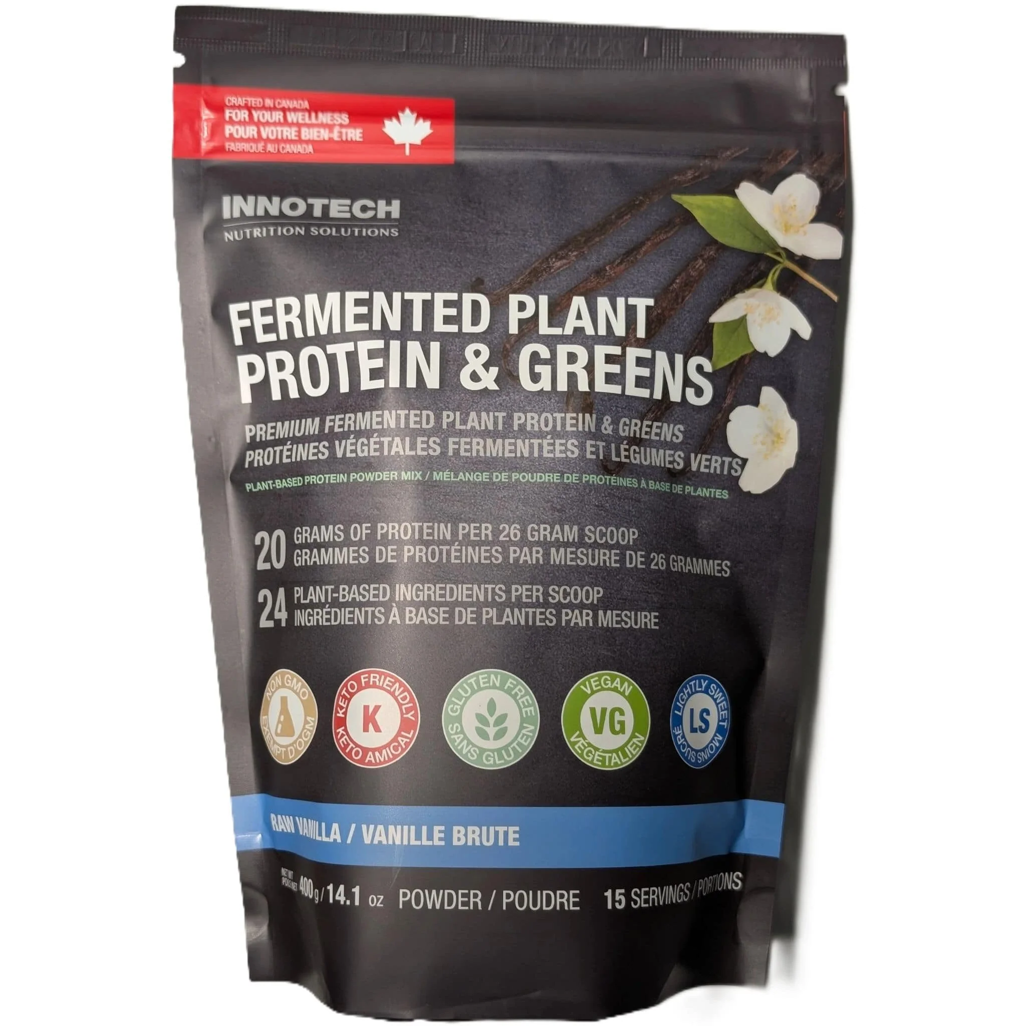 Innotech Fermented Plant Protein & Greens Protein Powder - Image 2