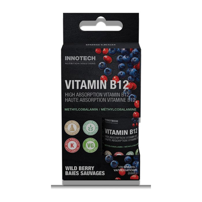 Innotech Vitamin B12 Oral Spray 1000mcg (Methylcobalamin + Vitamin C), 30ml / 170 Sprays - Image 2