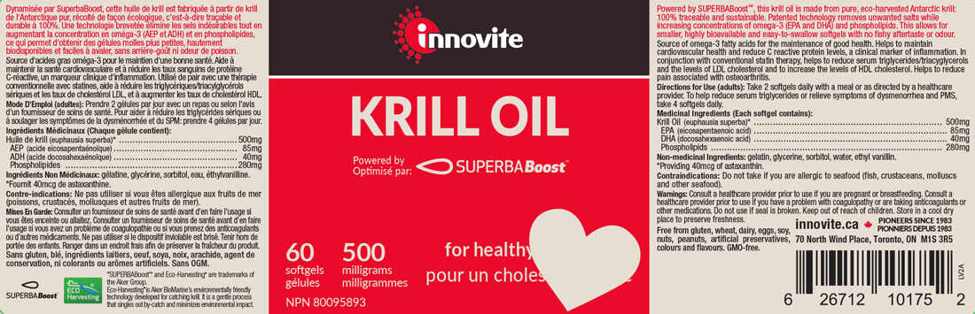 Innovite  Krill Oil 500mg (Transitioned to: Canprev Krill Oil 500mg, SUPERBERBA Boost Krill Oil) - Image 2