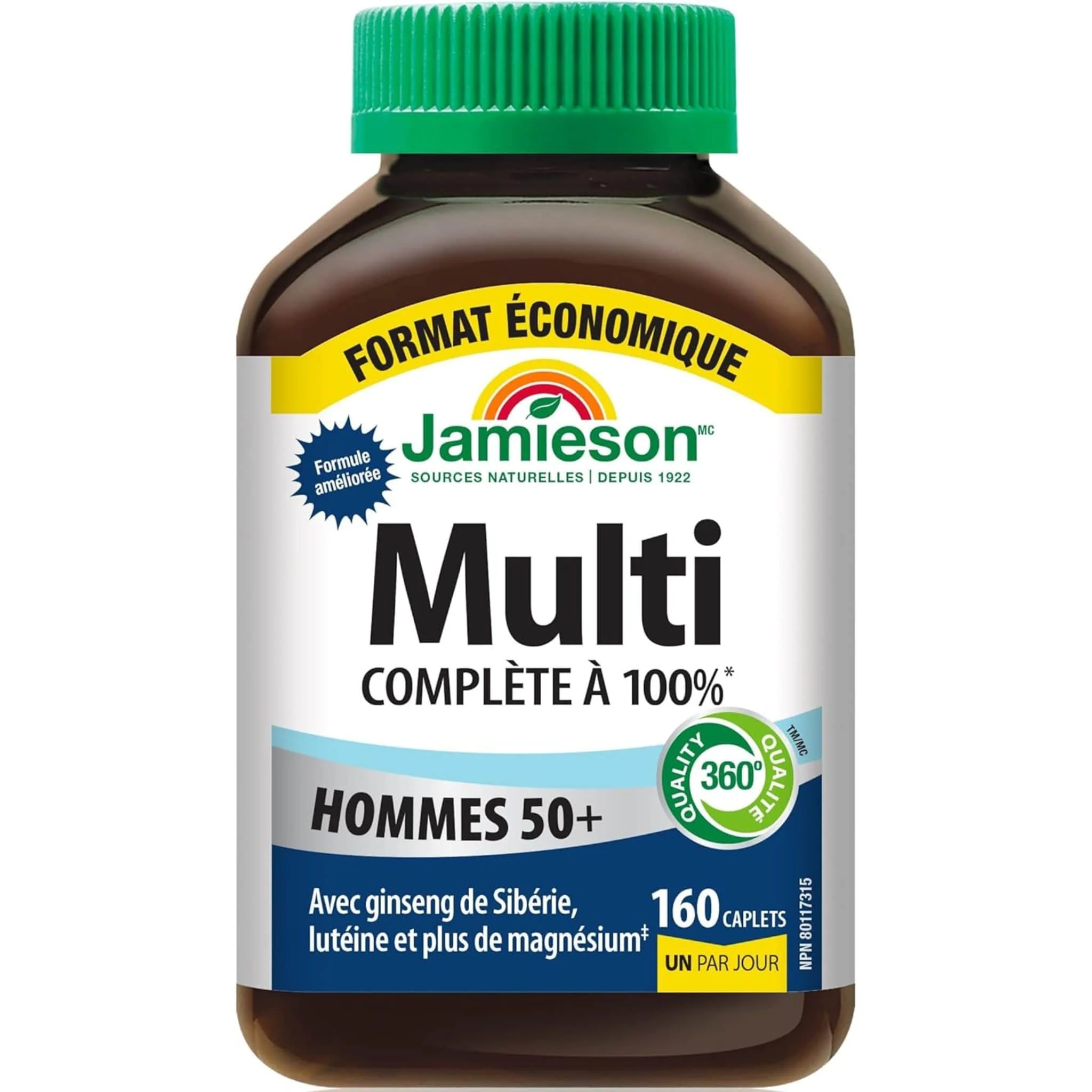 Jamieson 100% Complete Multivitamin Men's 50+ Caplets - Image 8