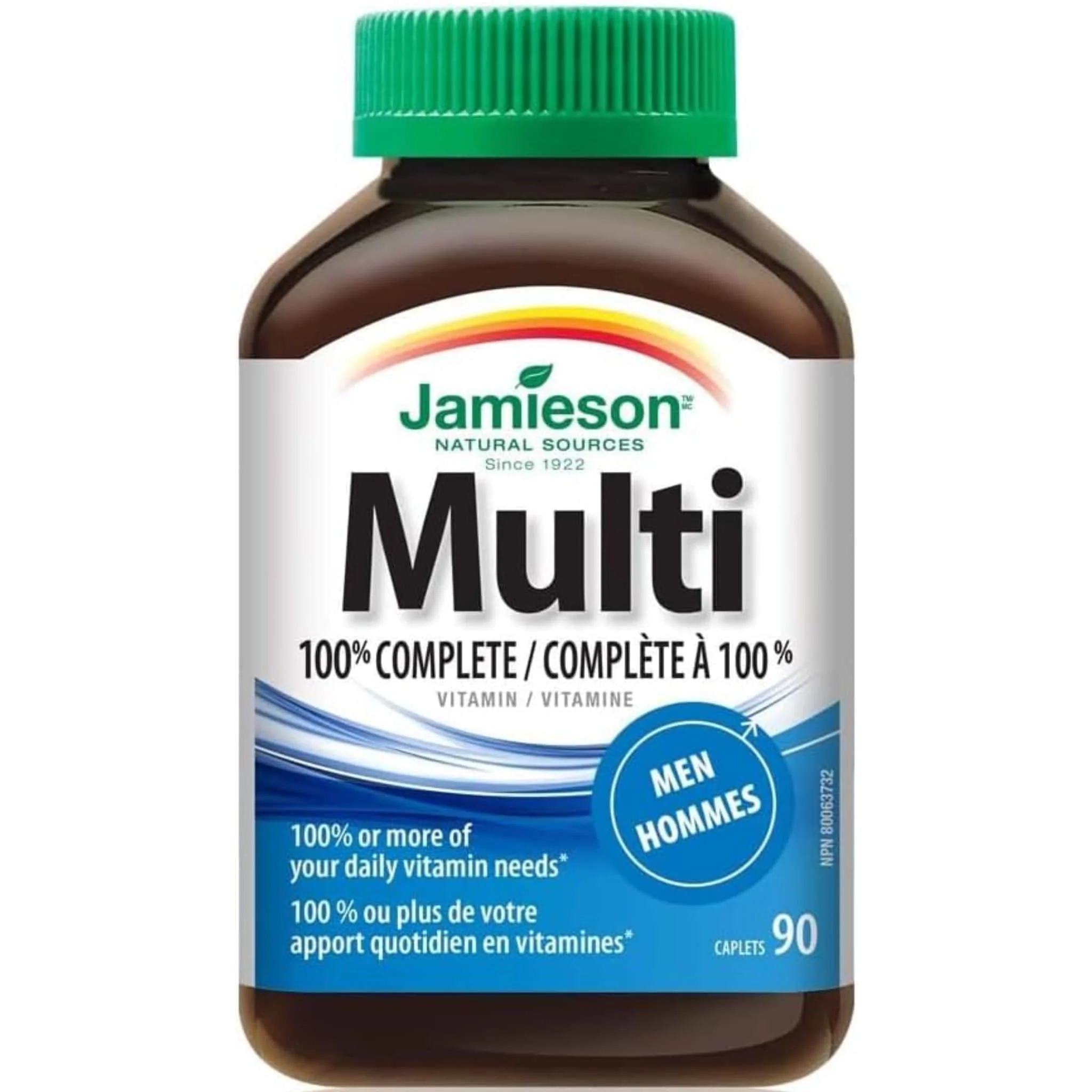 Jamieson 100% Complete Multivitamin Men's, 115-160 Caplets - Image 13