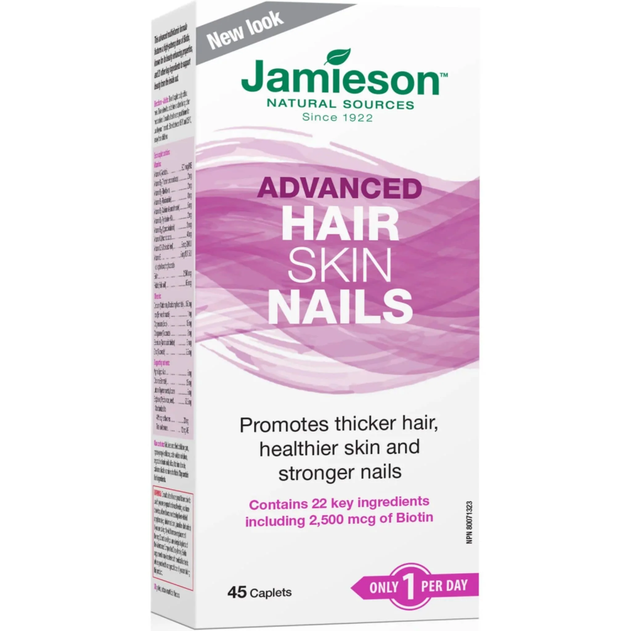 Jamieson Advanced Hair, Skin & Nails, 45 Caplets - Image 3