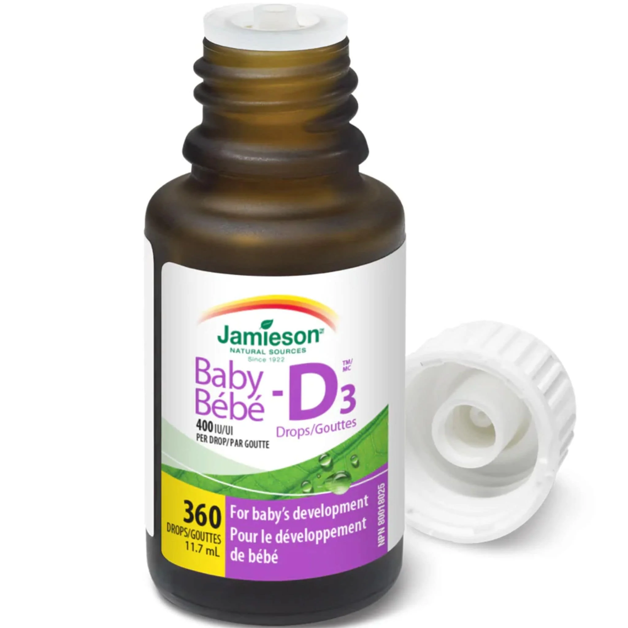 Jamieson Baby D3 Drops 400IU, 11.7ml / 360 Drops - Image 4