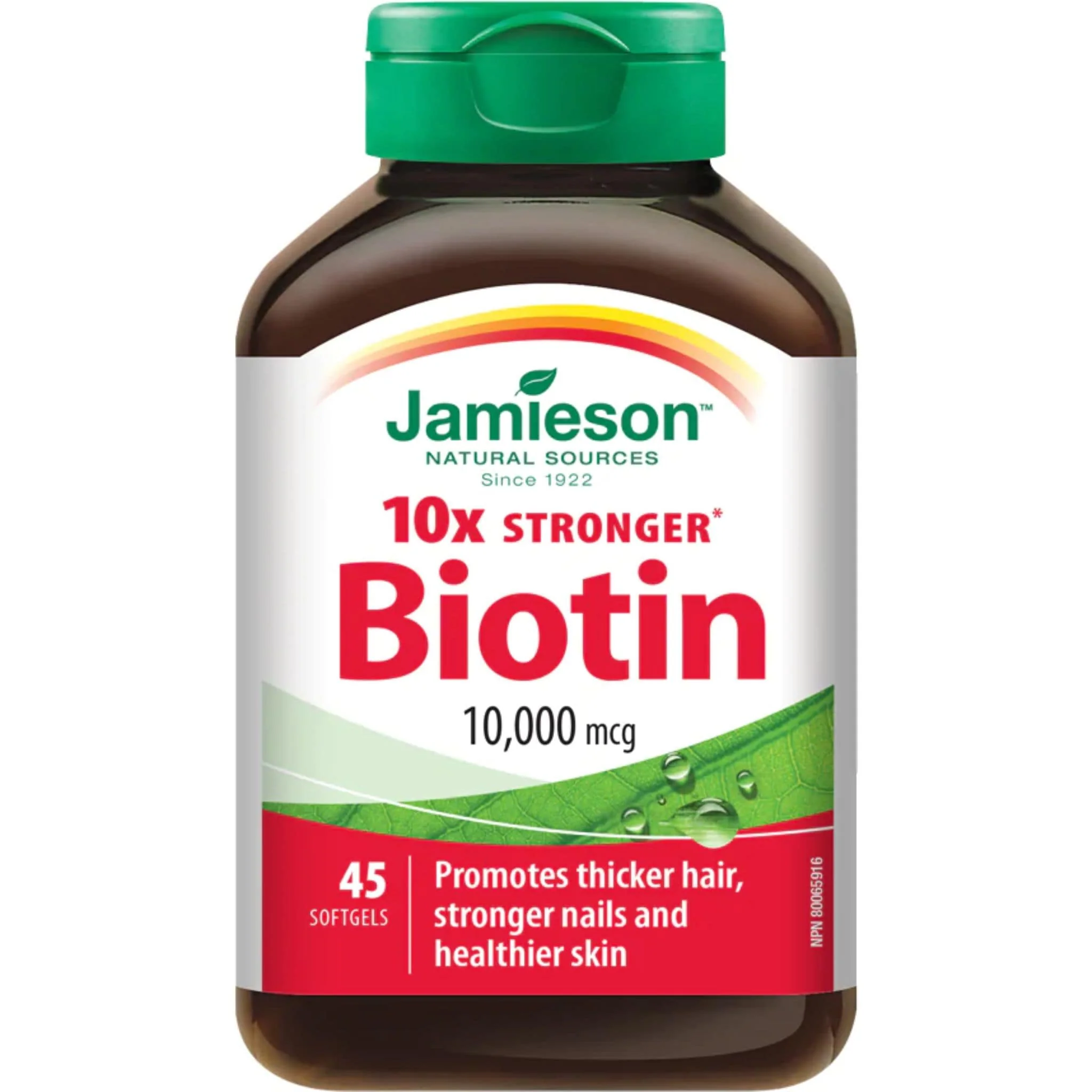 Jamieson Biotin, 10,000mcg, 45 Softgels