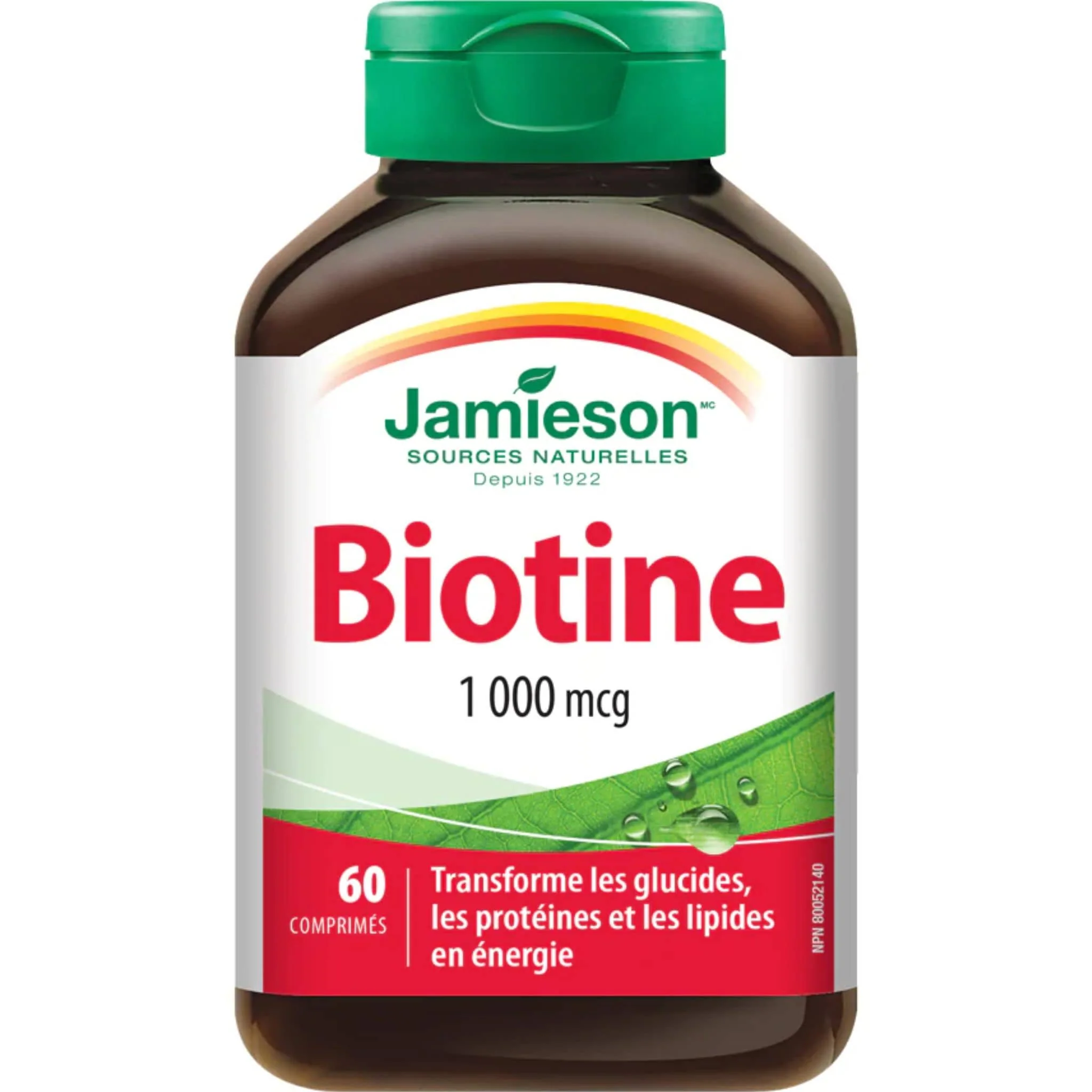 Jamieson Biotin, 1000mcg, 60 Tablets - Image 2