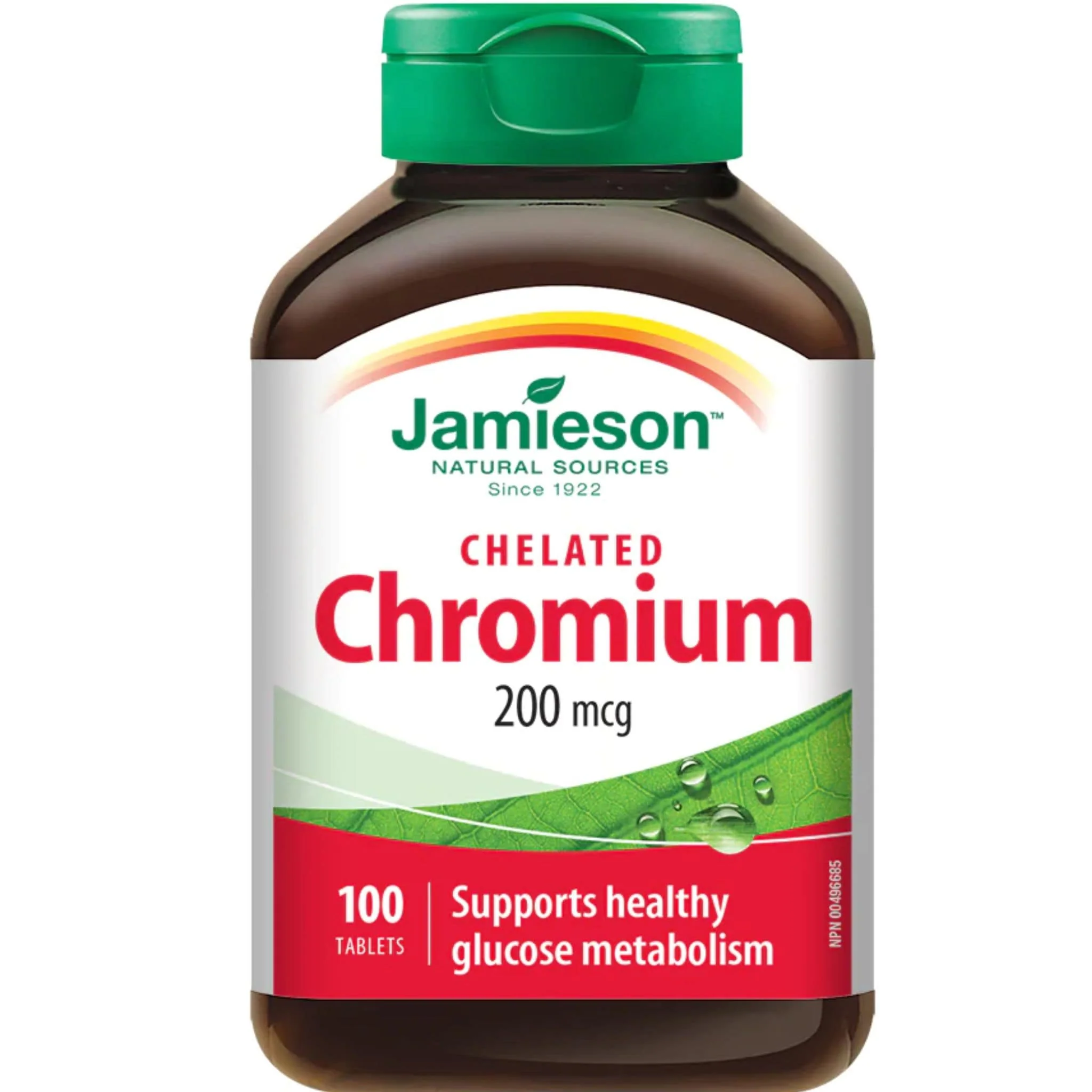 Jamieson Chromium Chelate, 200mcg, 100 Tablets