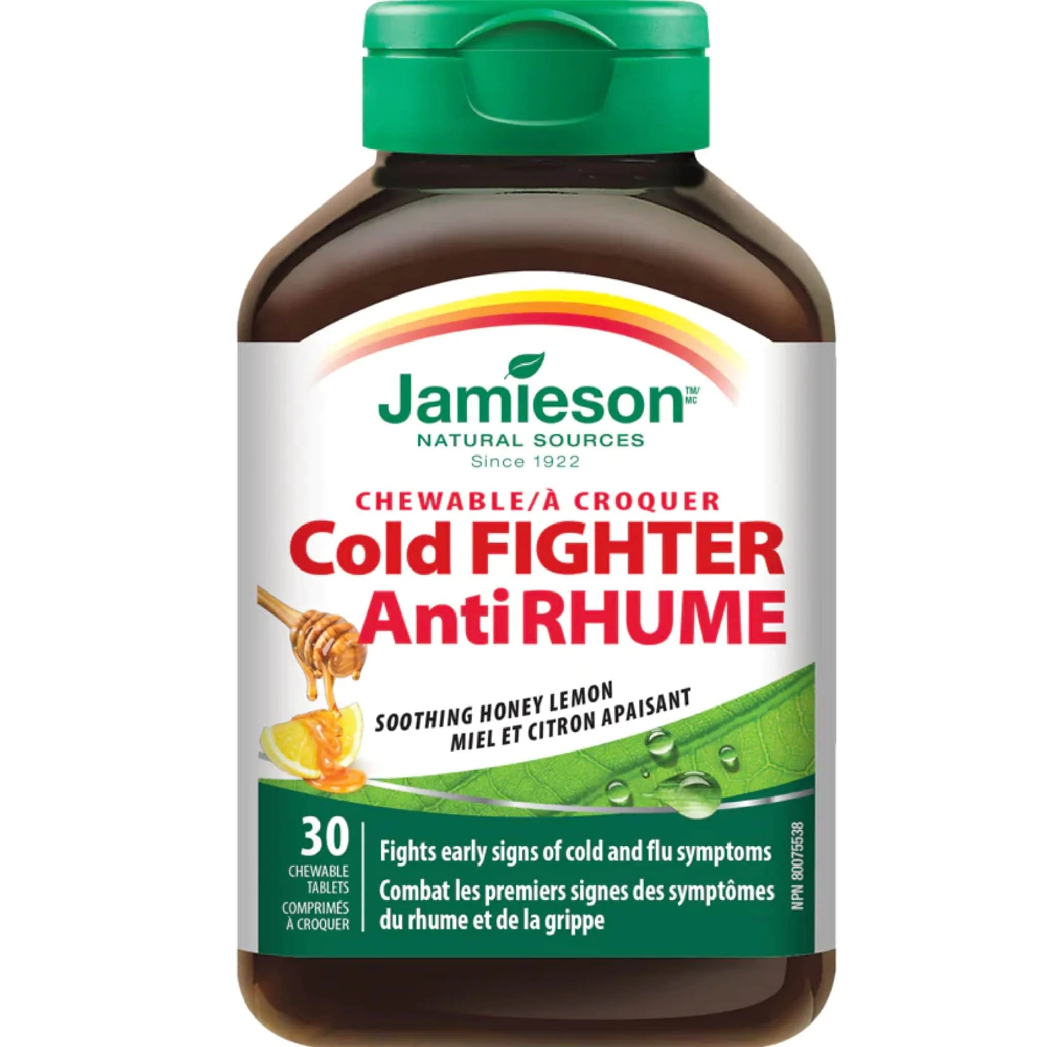 Jamieson Cold Fighter, 30 Honey Lemon Chewables - Image 3