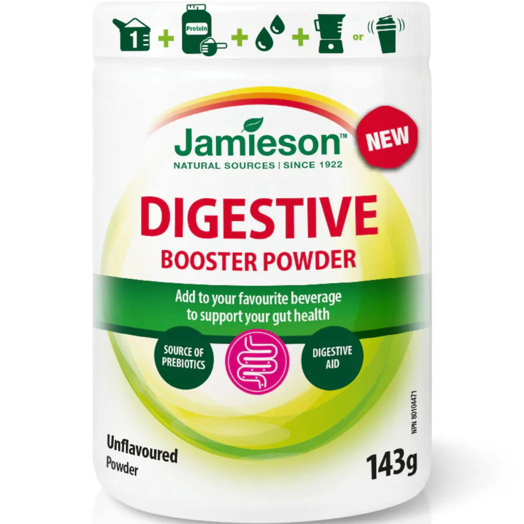 Jamieson Digestive Booster Powder, 143g