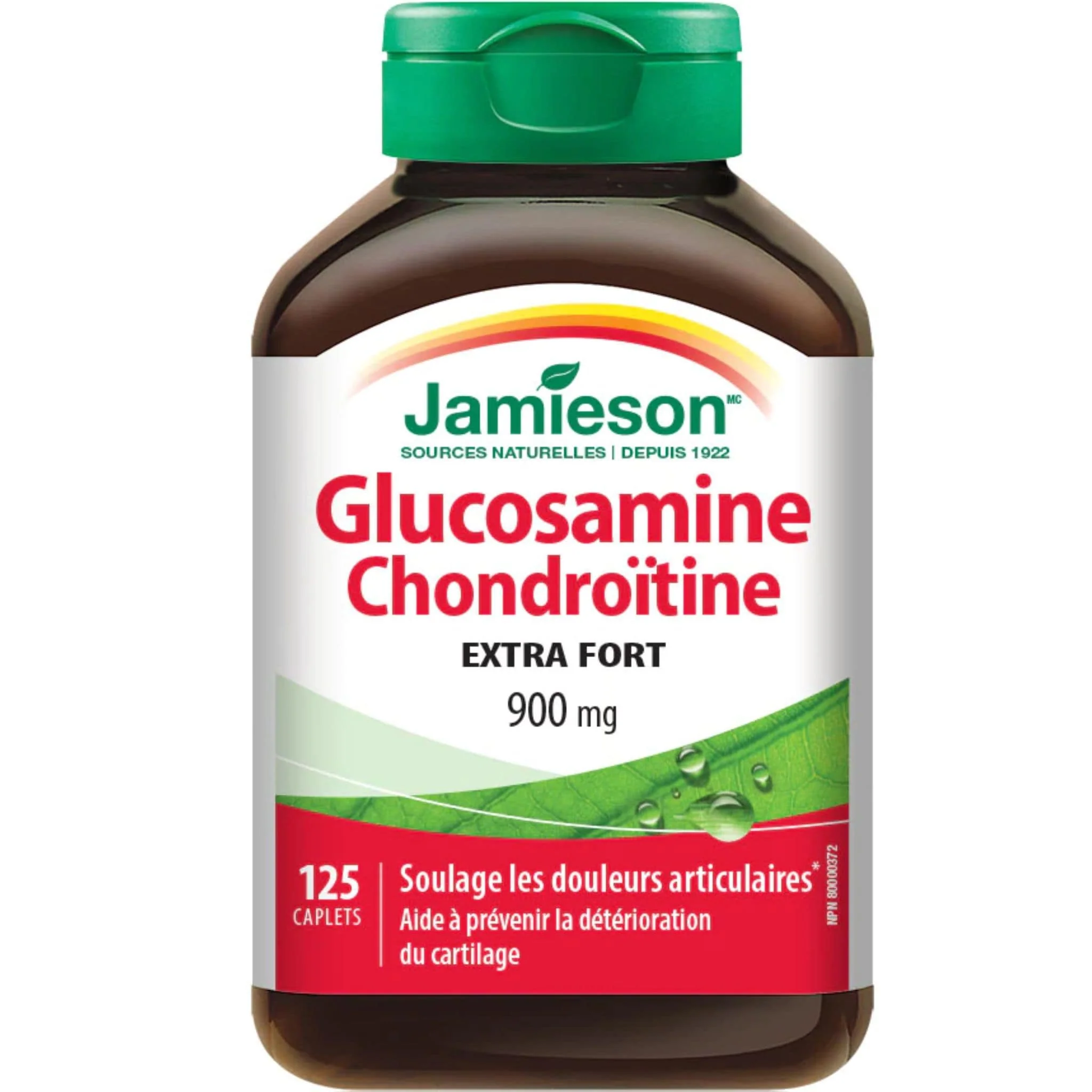 Jamieson Extra Strength Glucosamine Chondroitin 900mg, 125 Caplets - Image 2