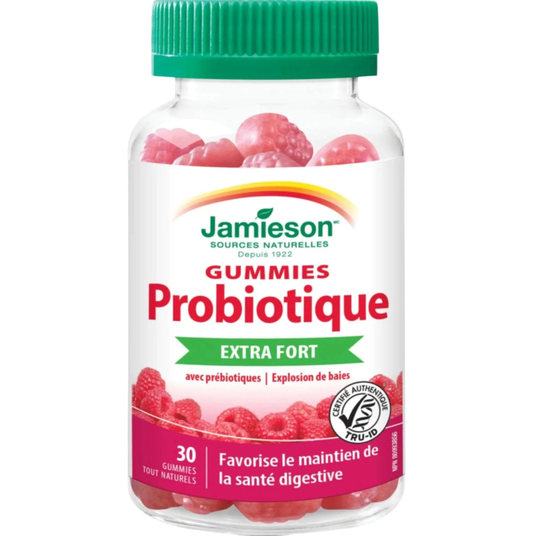 Jamieson Extra Strength Probiotic Gummies, 5 Billion Active Cells, 30 Gummies