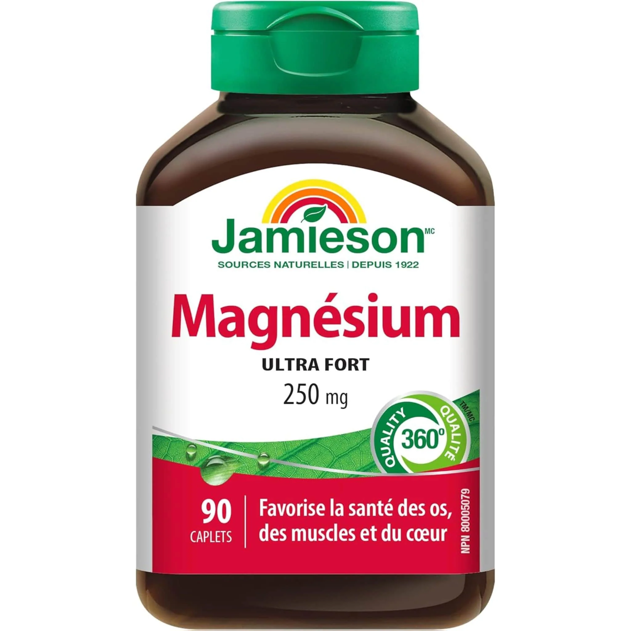 Jamieson Magnesium 250mg, 90 Caplets - Image 2