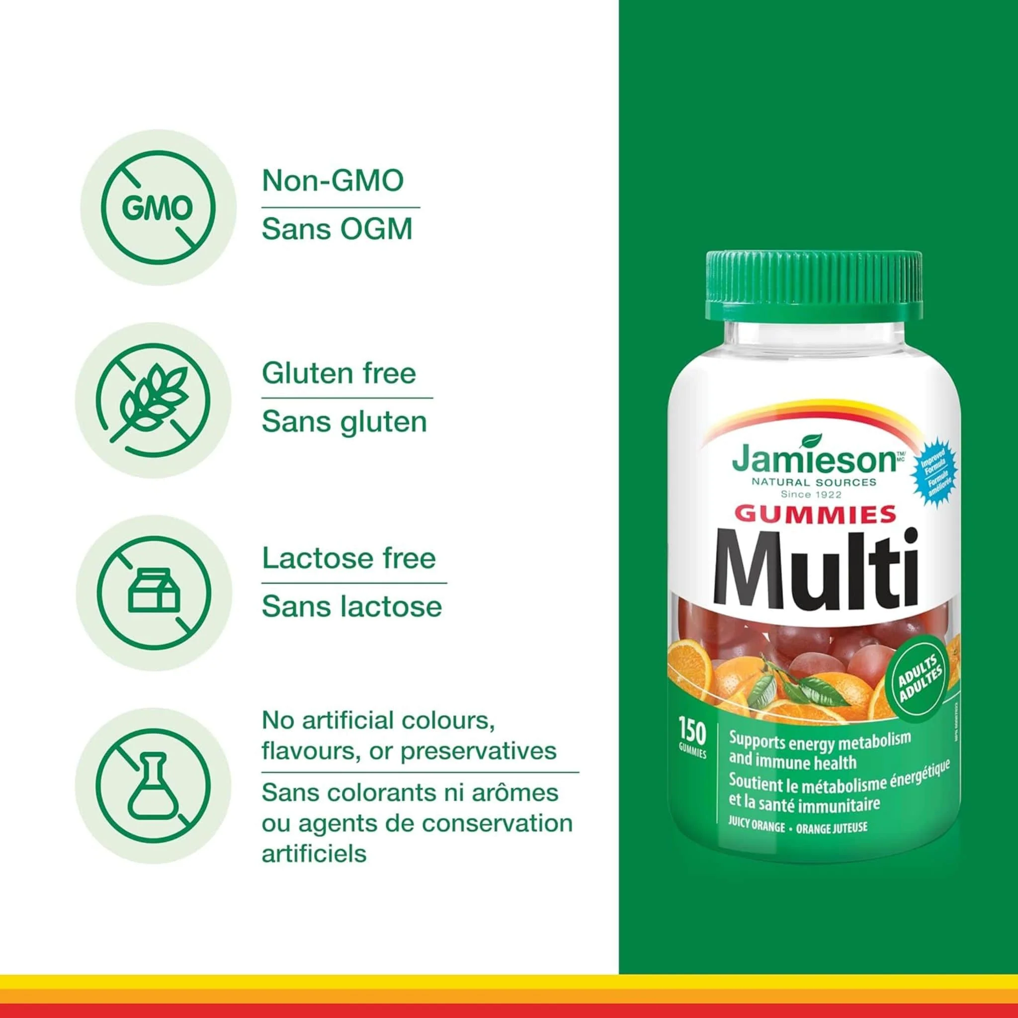 Jamieson Multivitamin Adult Gummies, 150 Gummies - Image 3