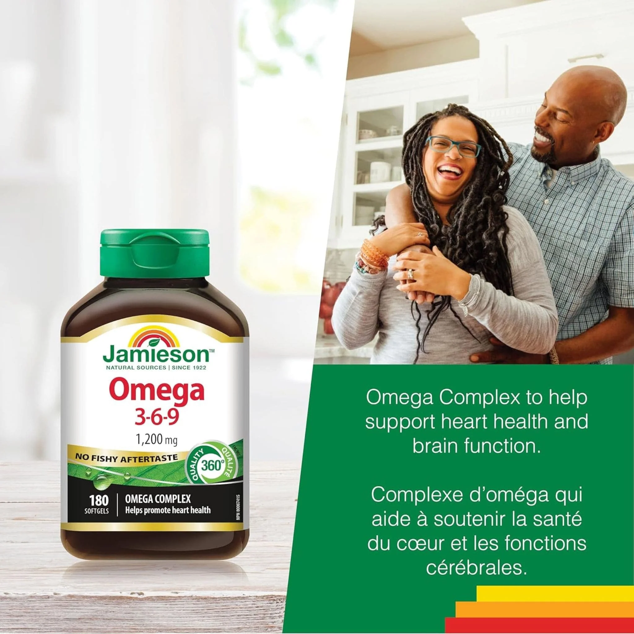 Jamieson Omega 3-6-9, 1200mg, 180 Softgels - Image 5