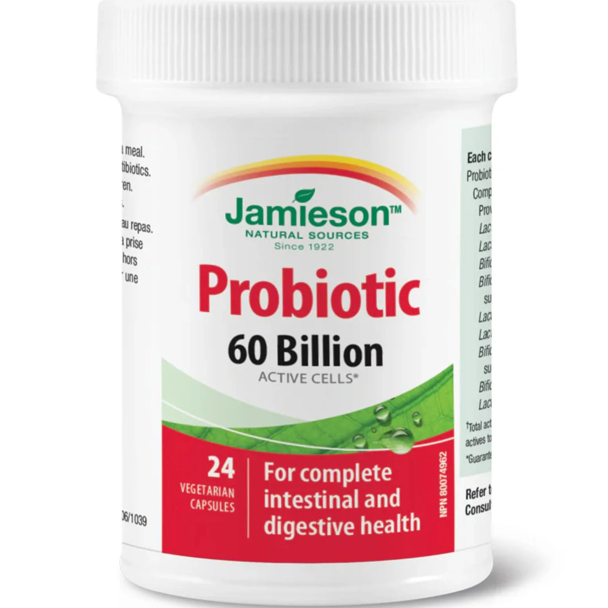 Jamieson Ultra Strength Probiotic 60 Billion, 24 Capsules - Image 3