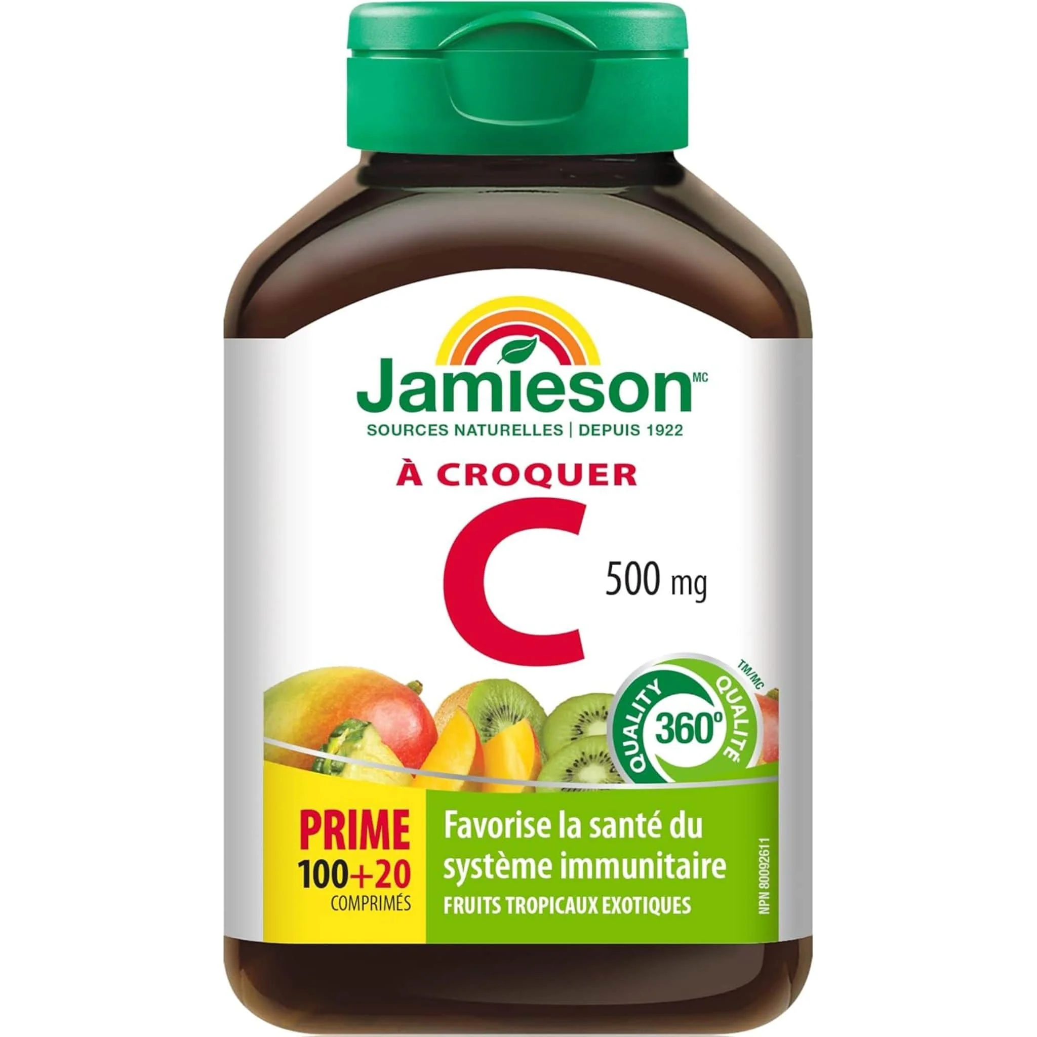 Jamieson Chewable Vitamin C 500mg, 120 Chewable Tablets - Image 14