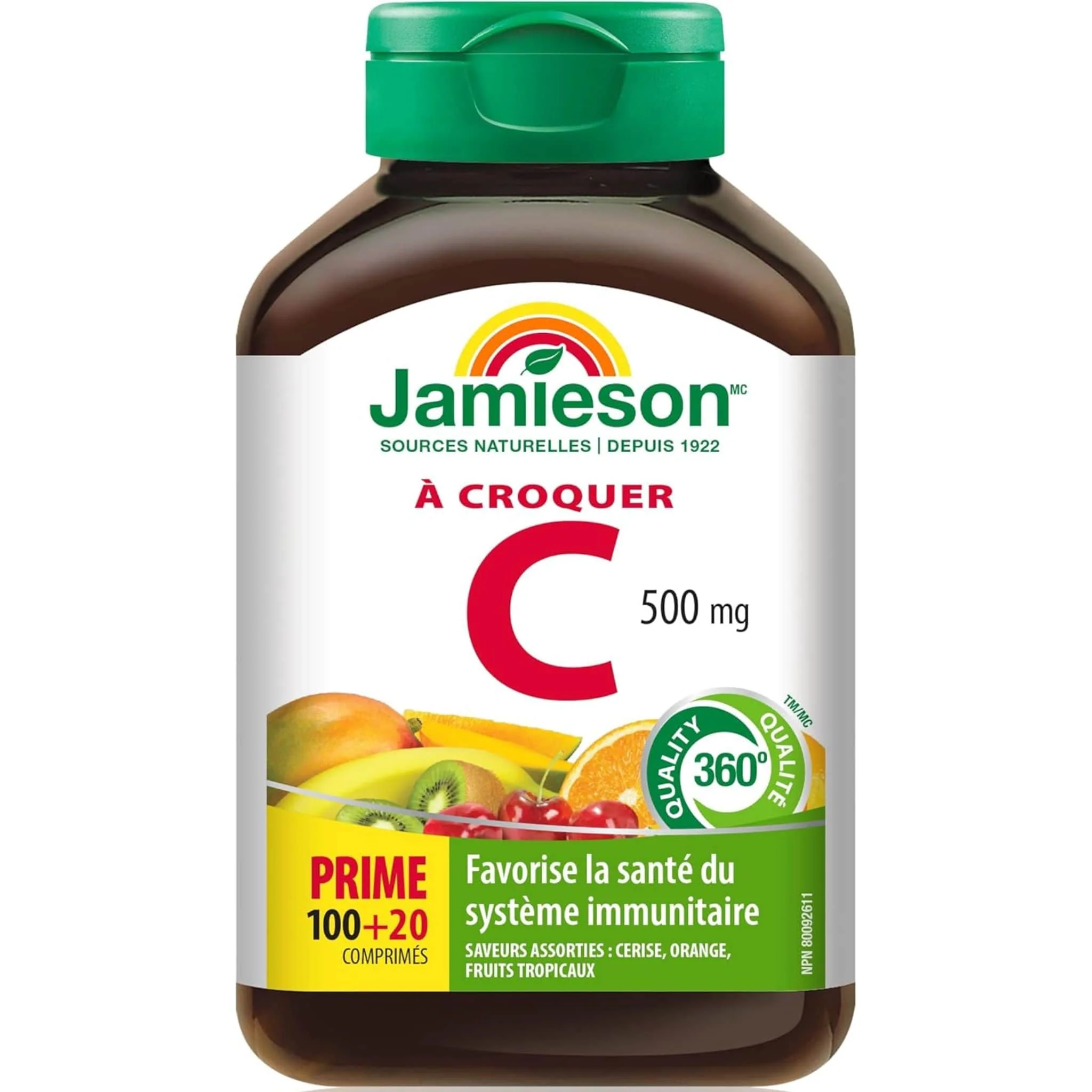 Jamieson Chewable Vitamin C 500mg, 120 Chewable Tablets - Image 20