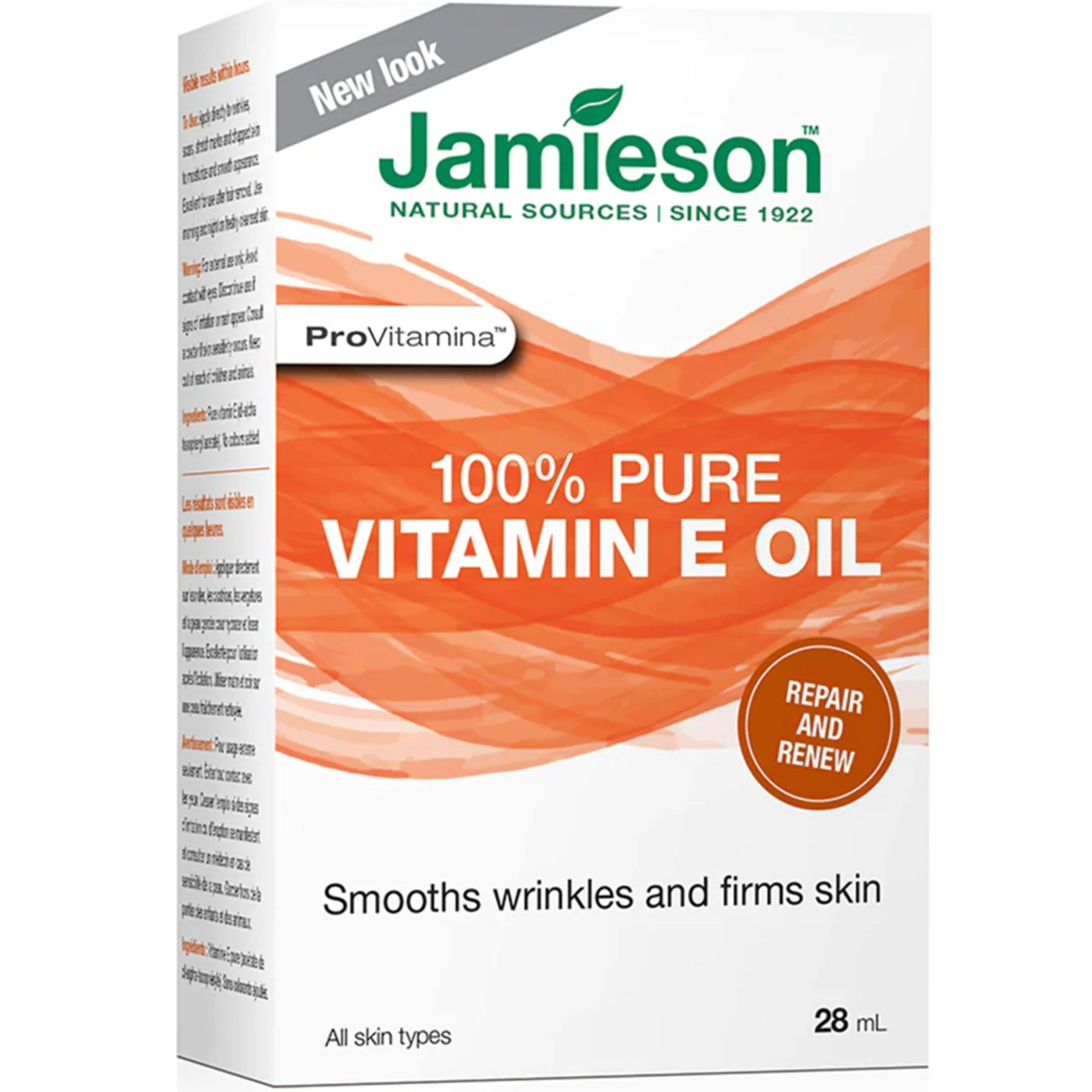 Jamieson Vitamin E Oil 100% Pure, 28ml