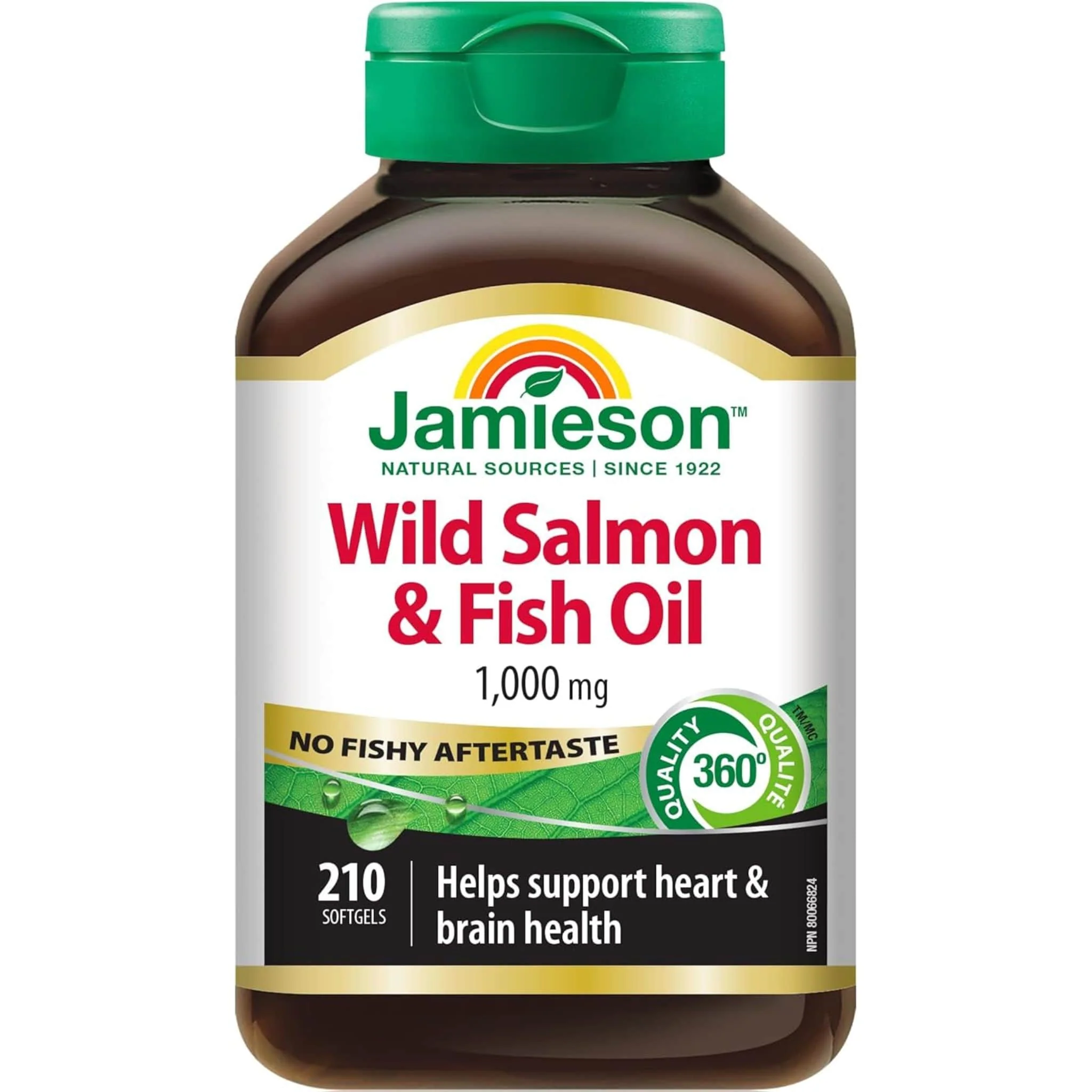 Jamieson Wild Salmon & Fish Oils 1000mg, 210 Softgels