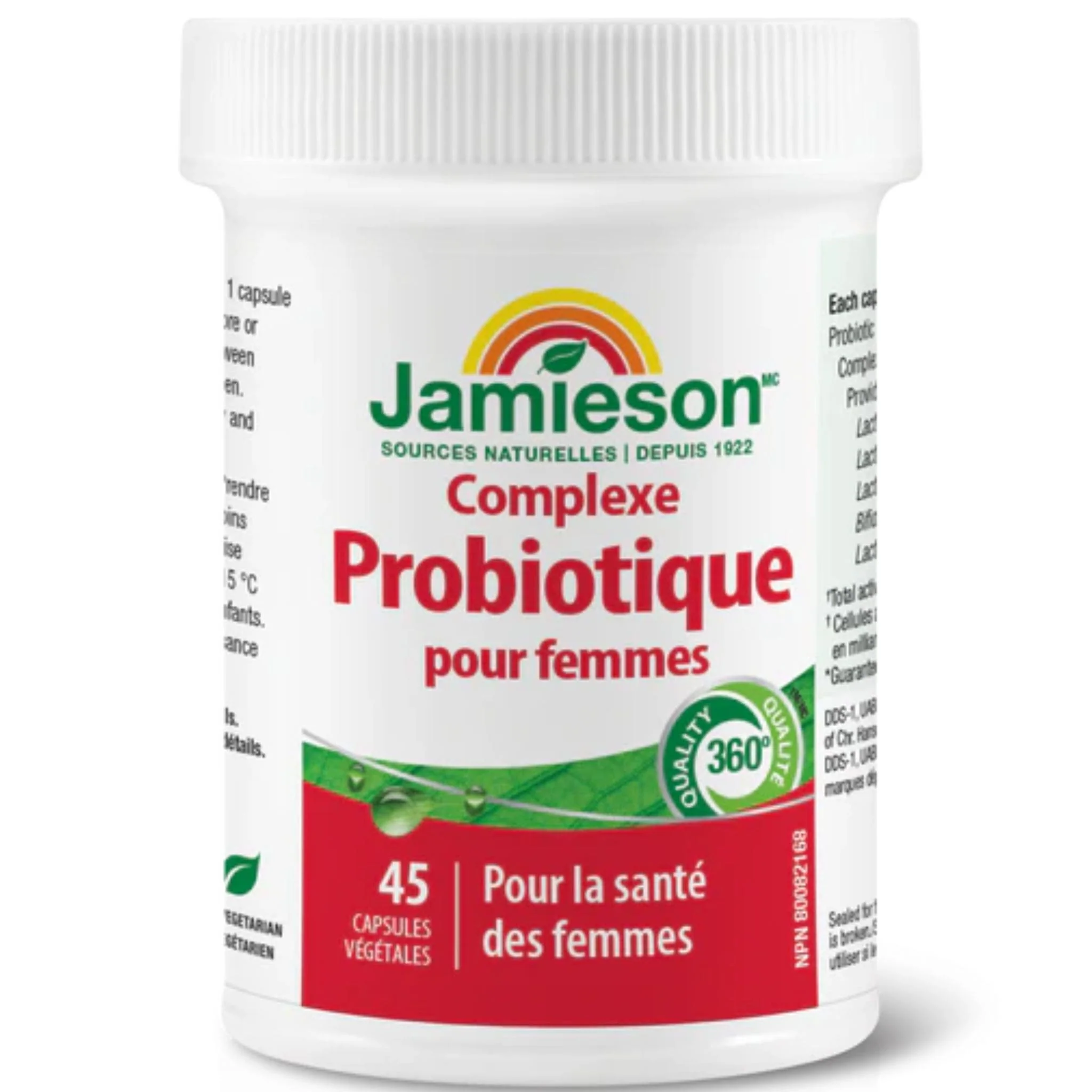 Jamieson Women's Probiotic Complex 7 Billion, 45 Capsules - Image 2