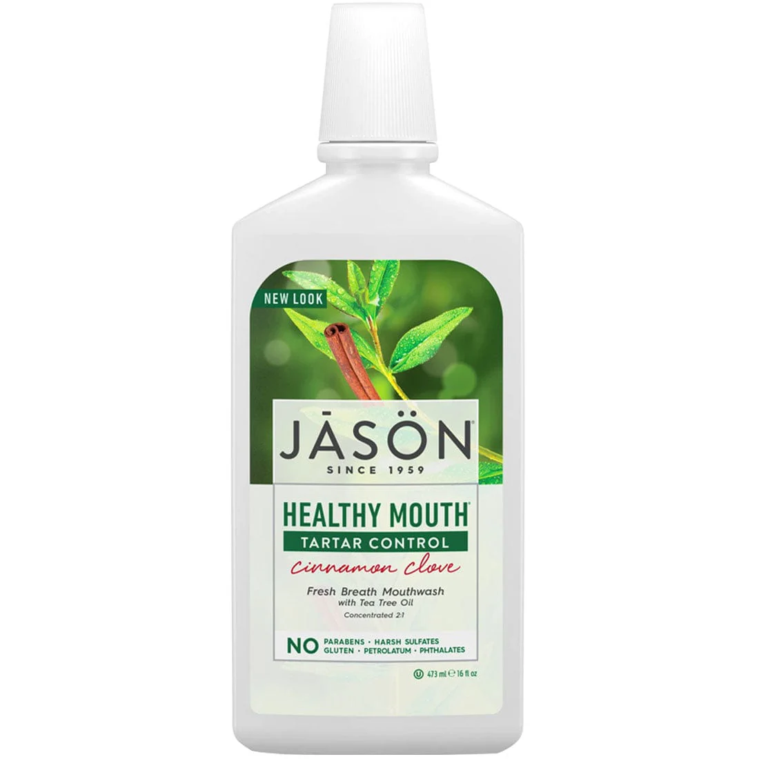 Jason Healthy Mouth Natural Mouthwash, 473ml - Image 2