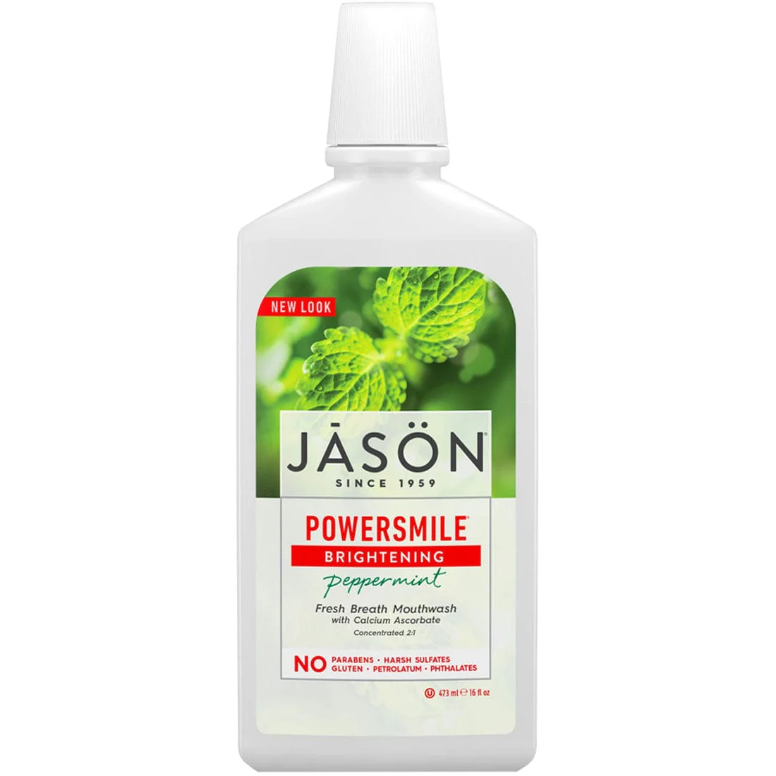 Jason Power Smile Natural Mouthwash, 473ml - Image 2