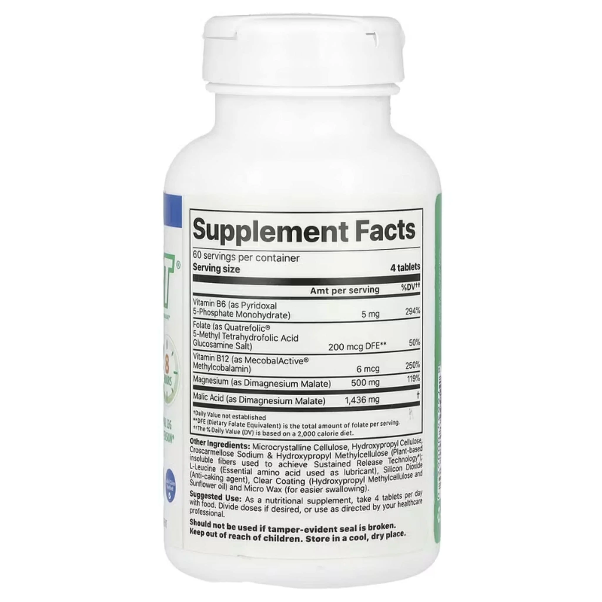 Jigsaw Health Mag SRT, Clinically Tested Time-Release Magnesium for Energy, Sleep, and Muscle Support, 240 Tablets - Image 2