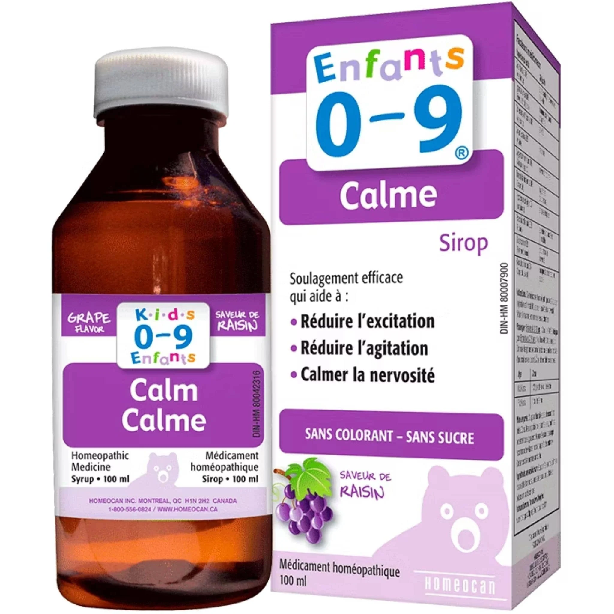 Kids 0-9 Calm, 100ml, Grape - Image 2