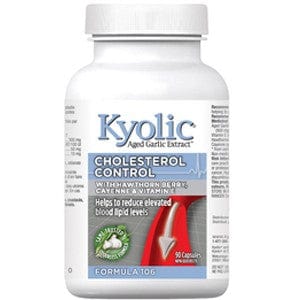 Kyolic Aged Garlic Extract, Cholesterol Control with Hawthorn Berry, Cayenne & Vitamin E, Formula 106 - Image 2