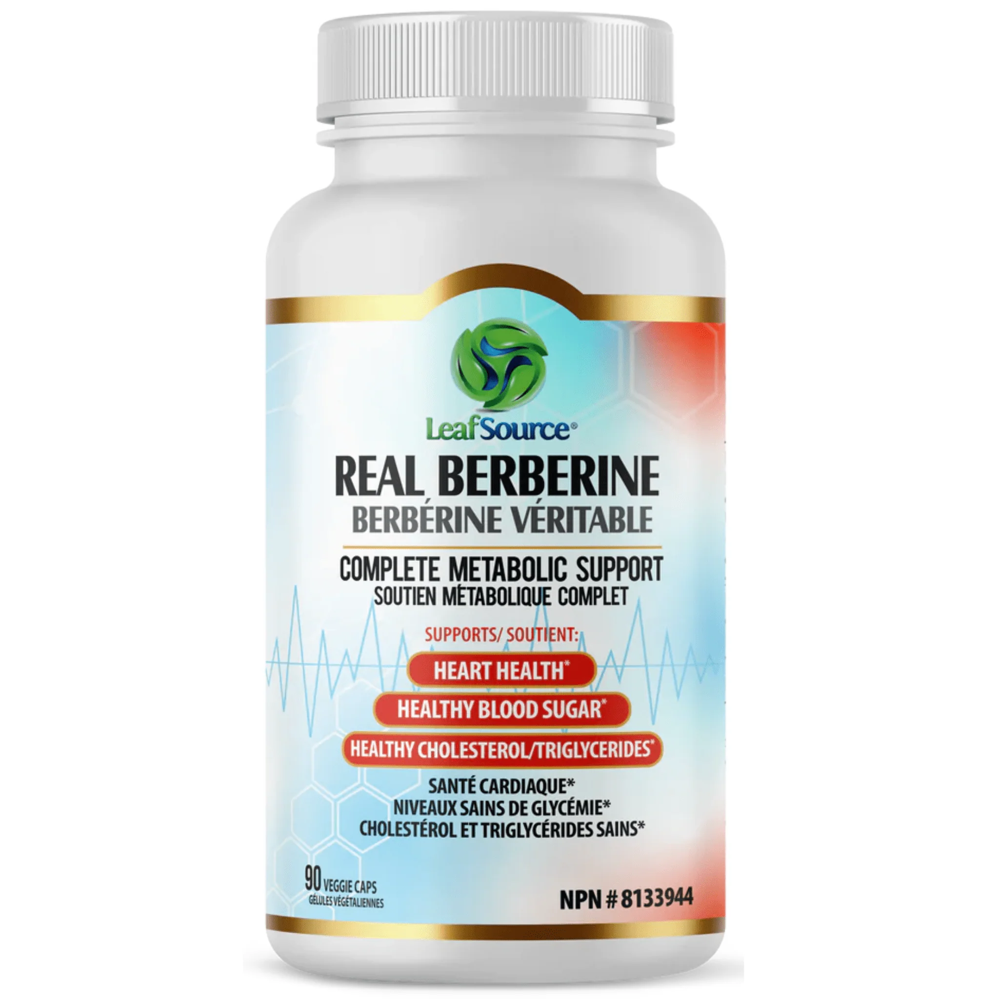 LeafSource Real Berberine 500mg with Shilajit, Fulvic and Humic Acids, Supports Healthy Blood Sugar Levels and Metabolism, 90 Vegetable Capsules - Image 2