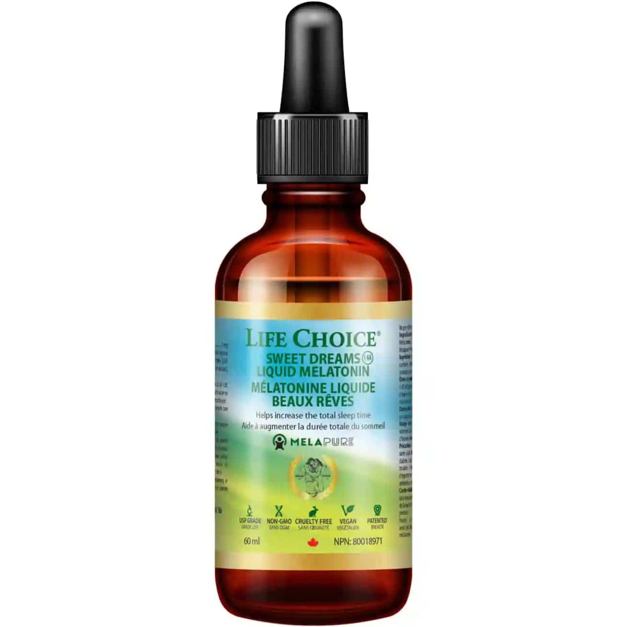 Life Choice Sweet Dreams Liquid Melatonin Melapure, 60ml - Image 2