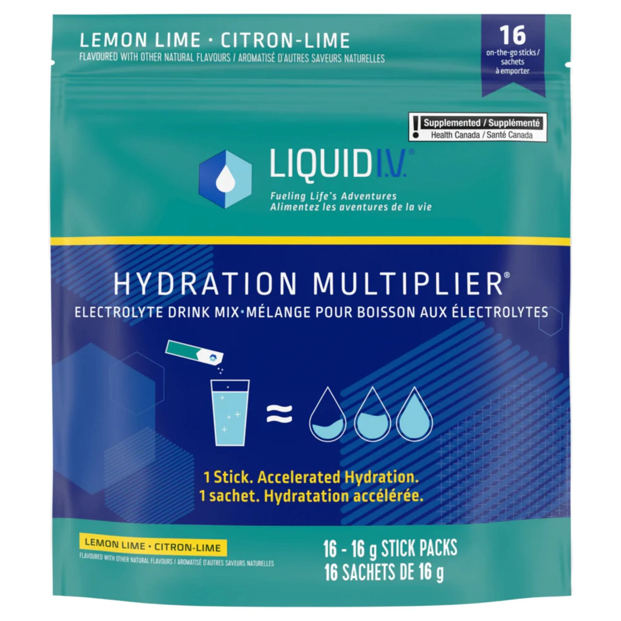 Liquid IV Hydration Multiplier, Electrolyte Drink Mix, 6-16 Stick Packs - Image 5