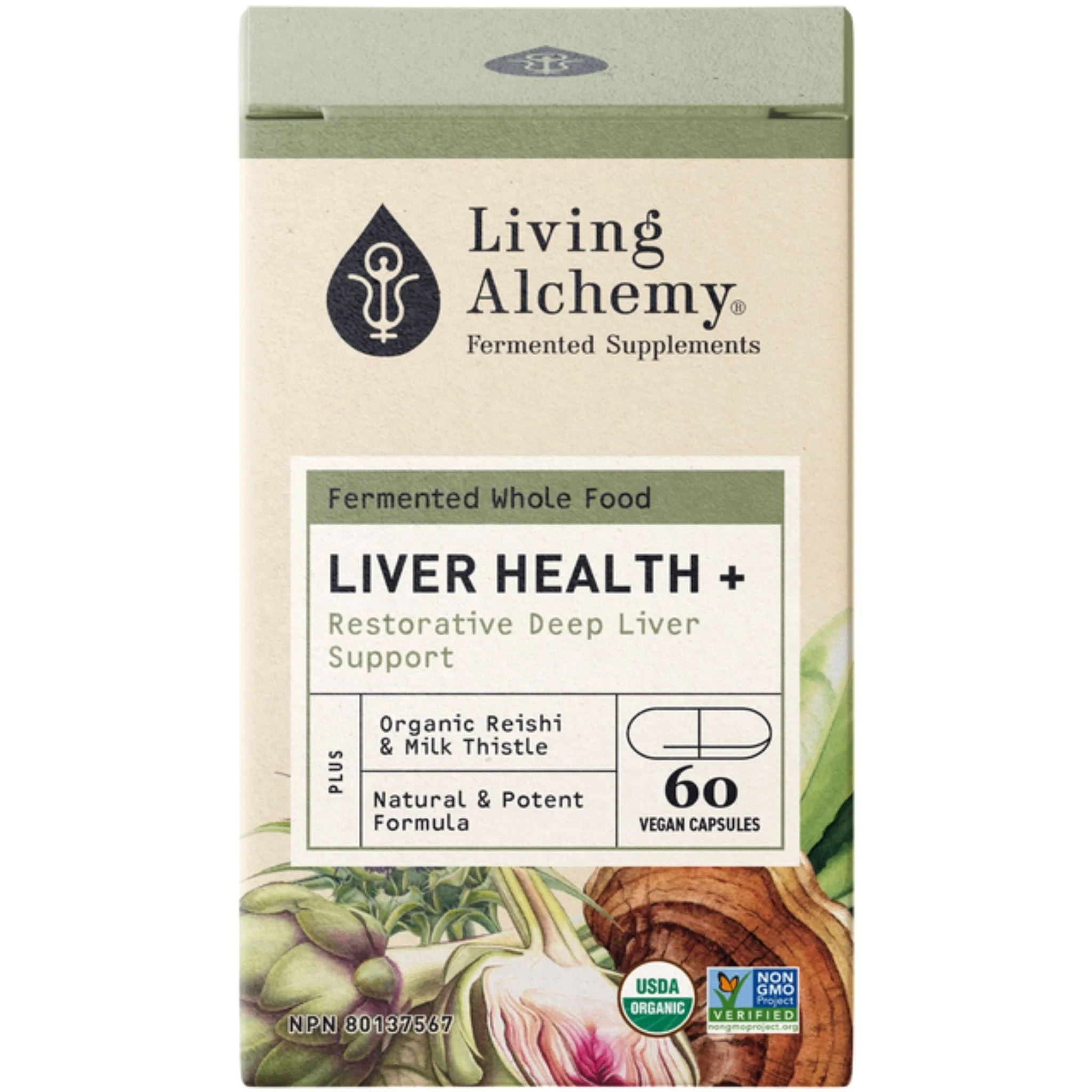 Living Alchemy Liver Health Plus, Restorative Deep Liver Support and Natural Toxin Elimination, 60 Capsules - Image 3