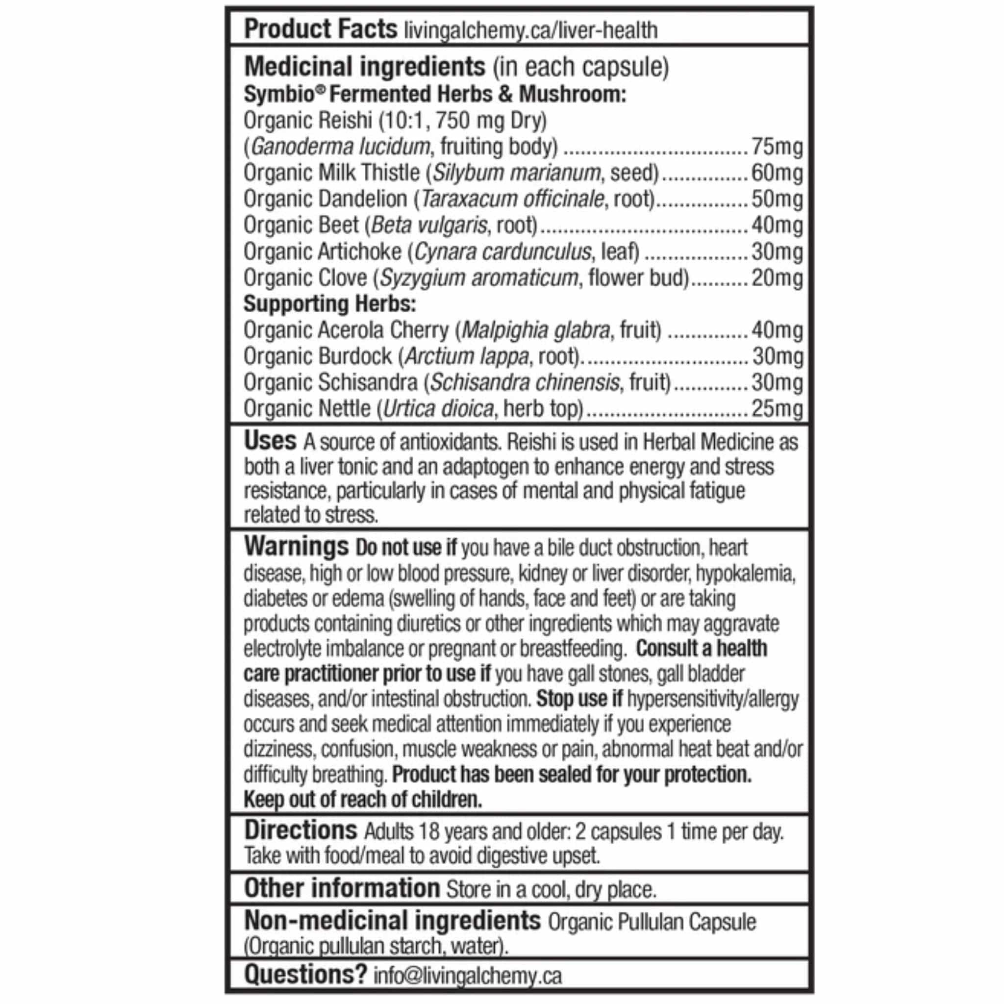 Living Alchemy Liver Health Plus, Restorative Deep Liver Support and Natural Toxin Elimination, 60 Capsules - Image 5
