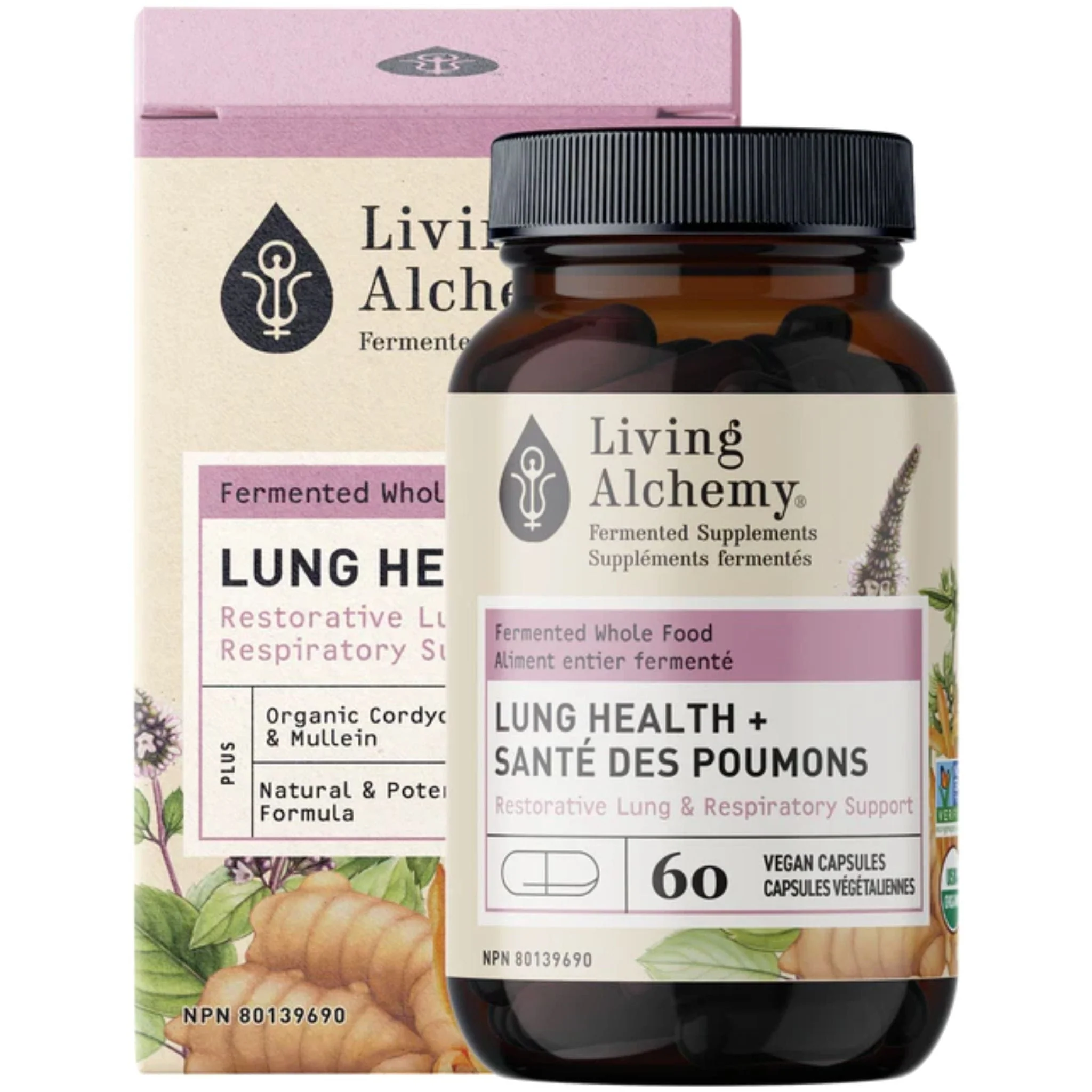 Living Alchemy Lung Health Plus, Restorative Lung and Respiratory Support, 60 Capsules - Image 4