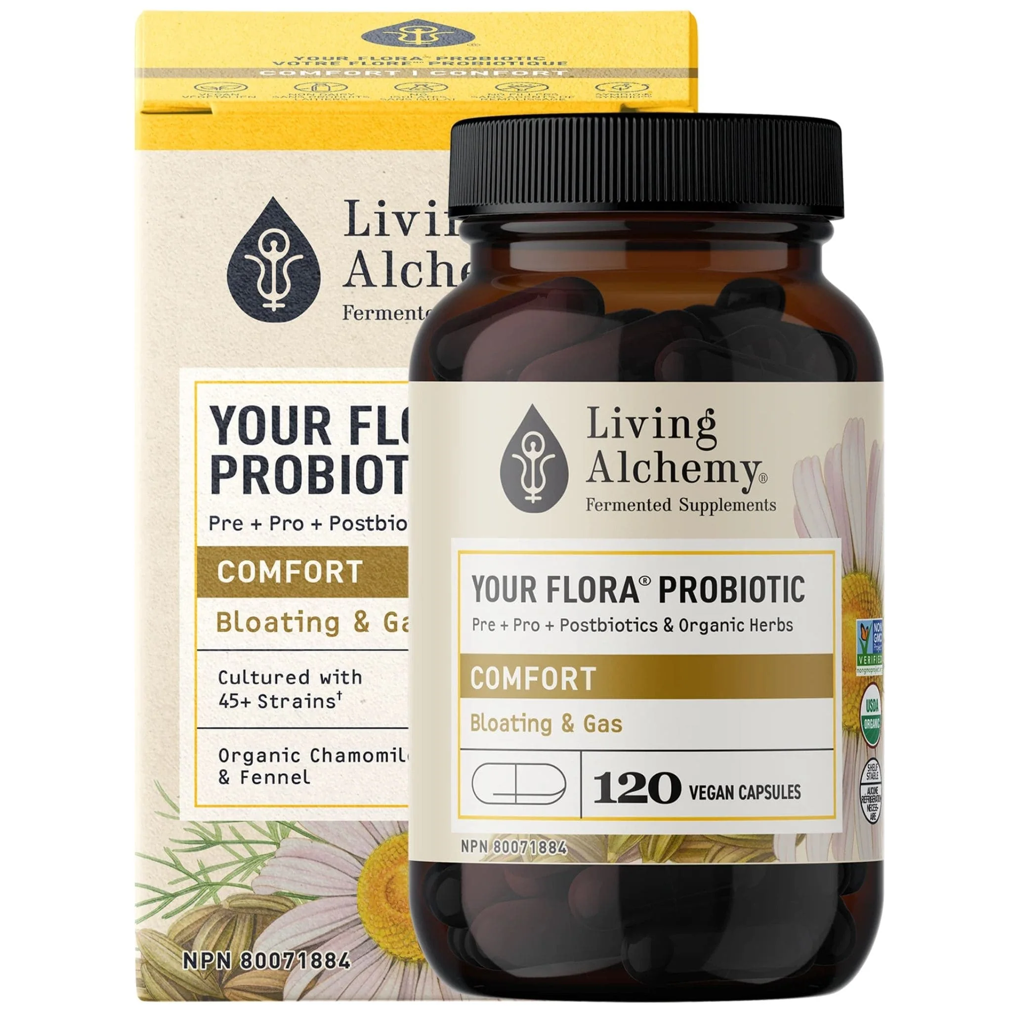 Living Alchemy Your Flora Comfort, Helps with Bloating and Gas - Image 3