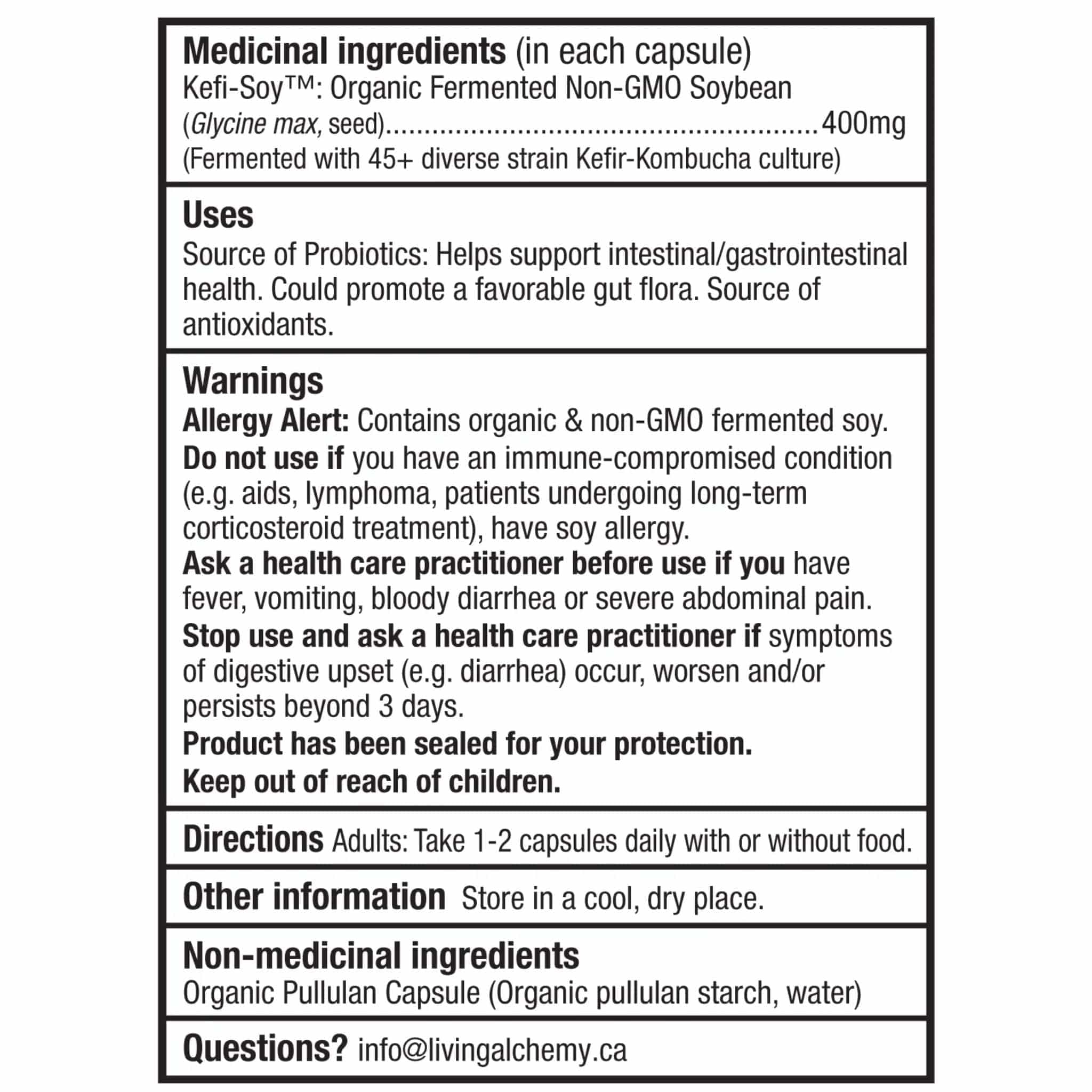 Living Alchemy Your Flora Professional, Complete Gut Relief, 60 Capsules - Image 4
