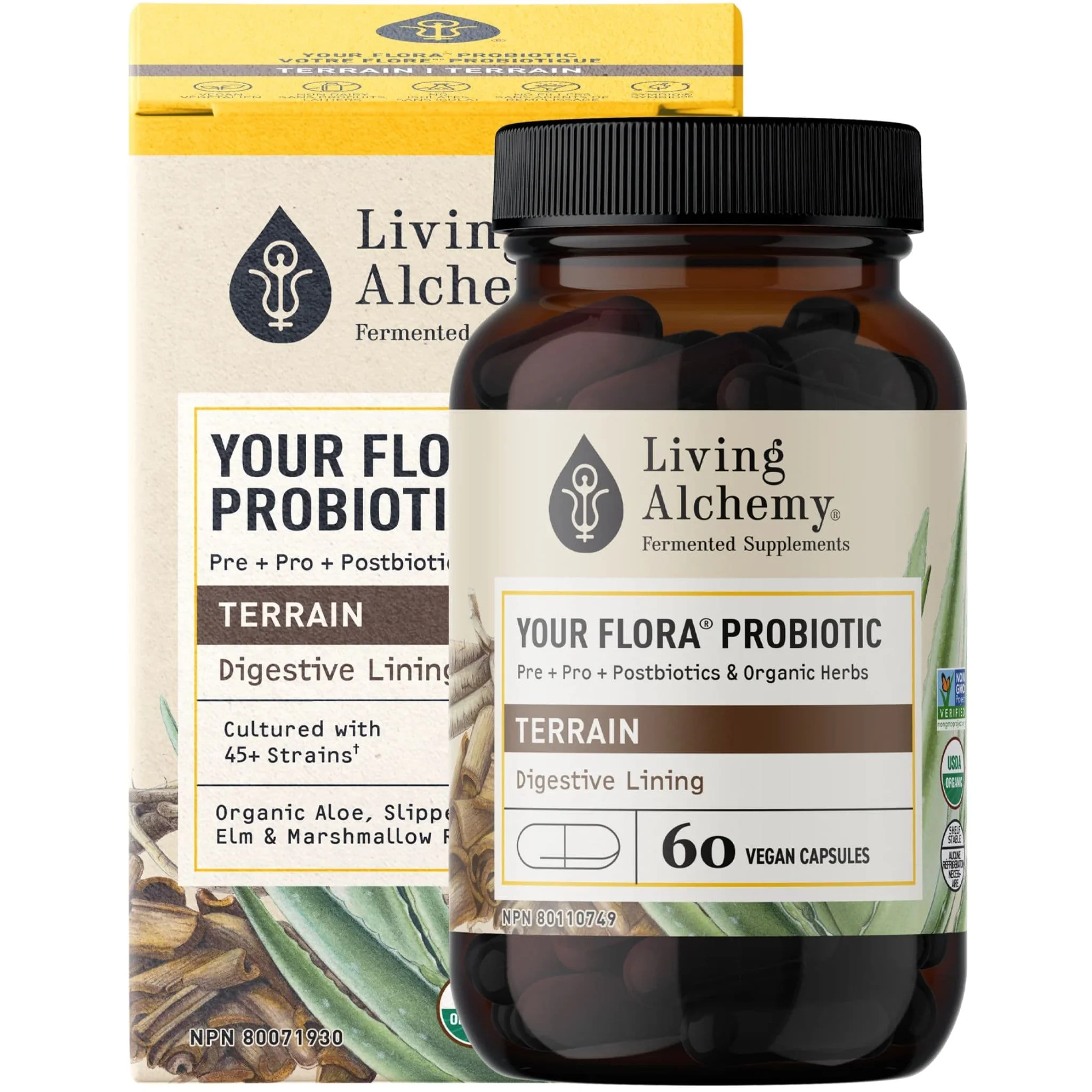 Living Alchemy Your Flora Probiotic Terrain, For leaky gut, food sensitivities, celiac disease, and/or skin conditions such as eczema