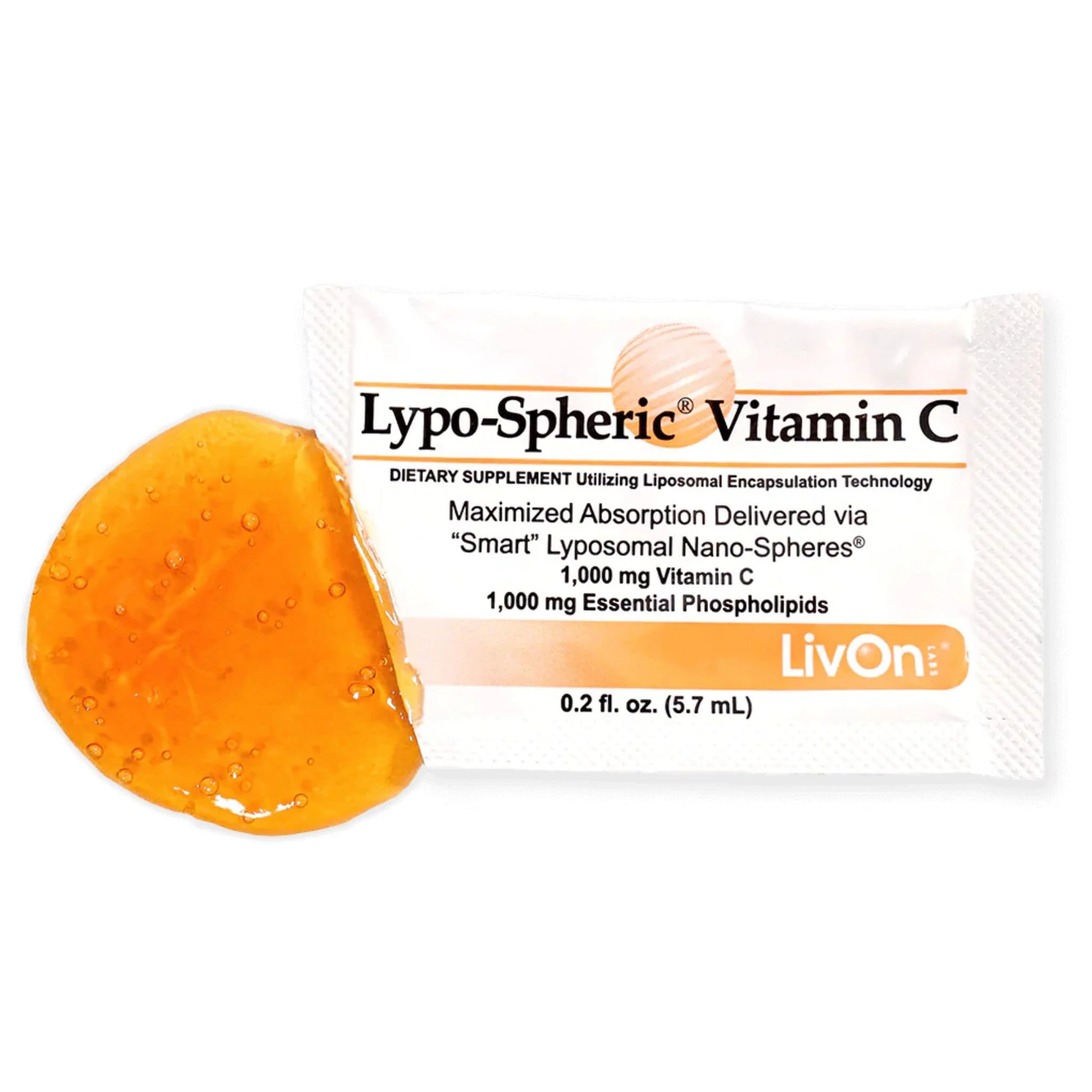 LivOn Lypo-Spheric Vitamin C, Liposomal Vitamin C, 30 Packets - Image 2