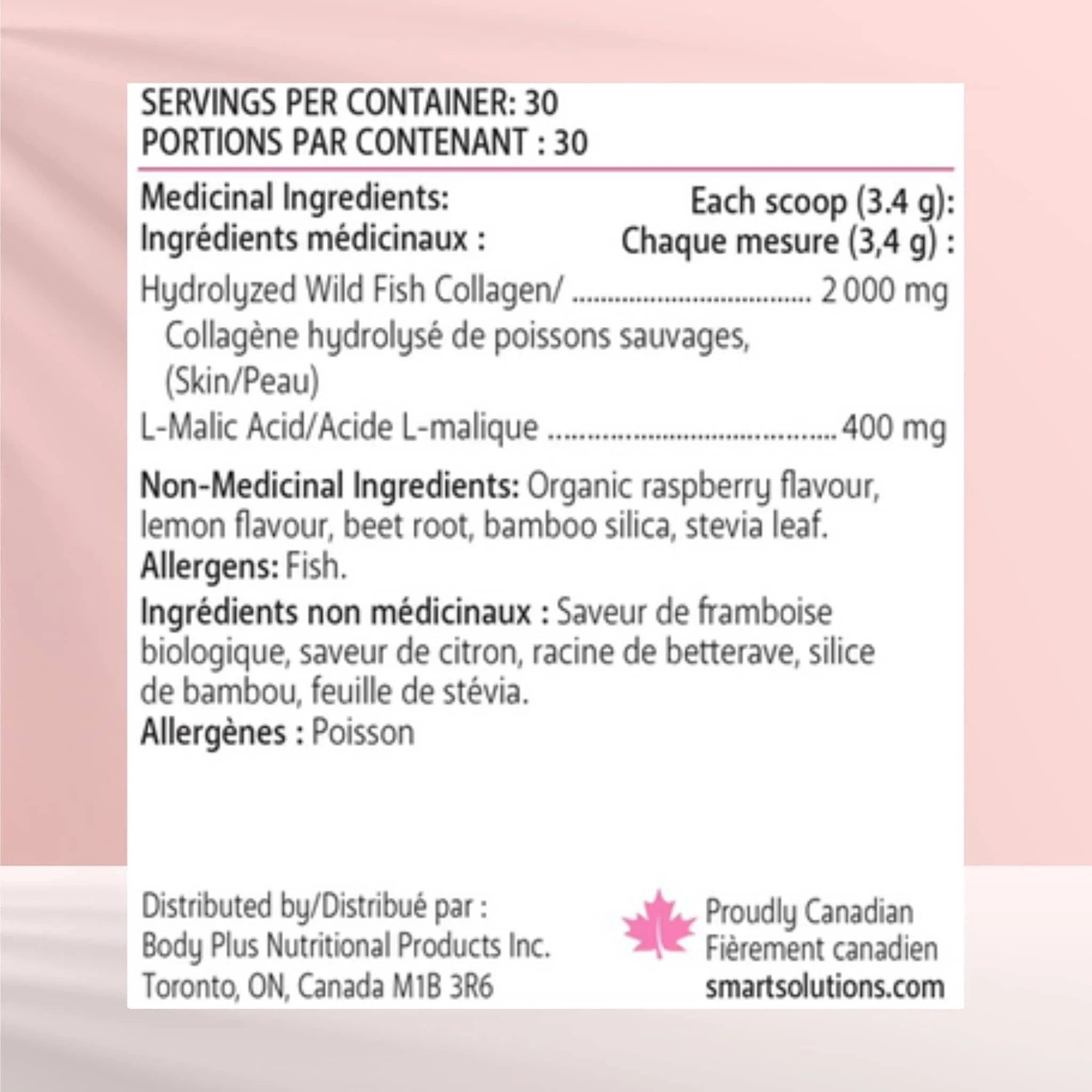 Smart Solutions Active Collagen Powder, Marine Collagen Peptides, 220g (Formerly Lorna Vanderhaeghe Active Collagen Powder) - Image 3
