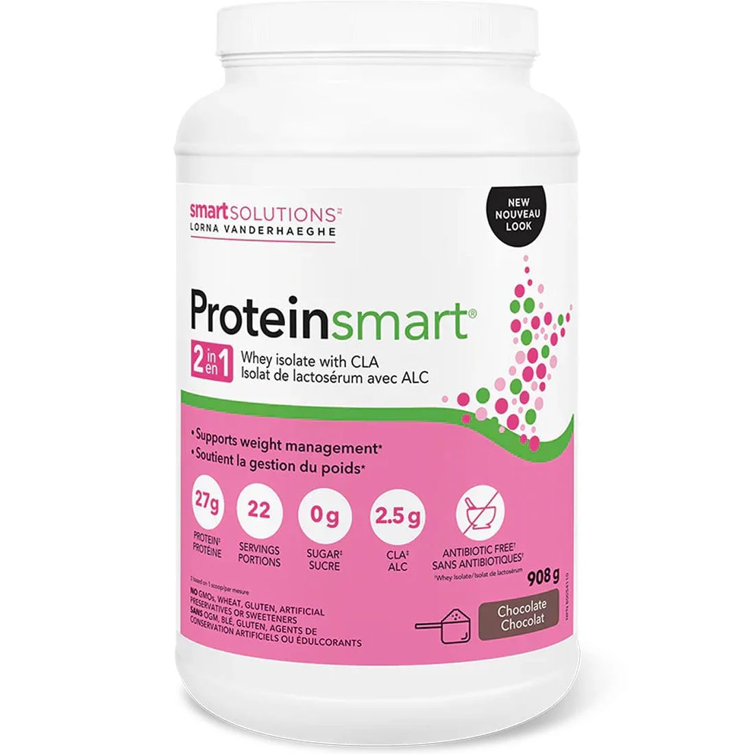 Smart Solutions Proteinsmart Women's Whey Protein with CLA, 908g (Formerly Lorna Vanderhaeghe Proteinsmart) - Image 2